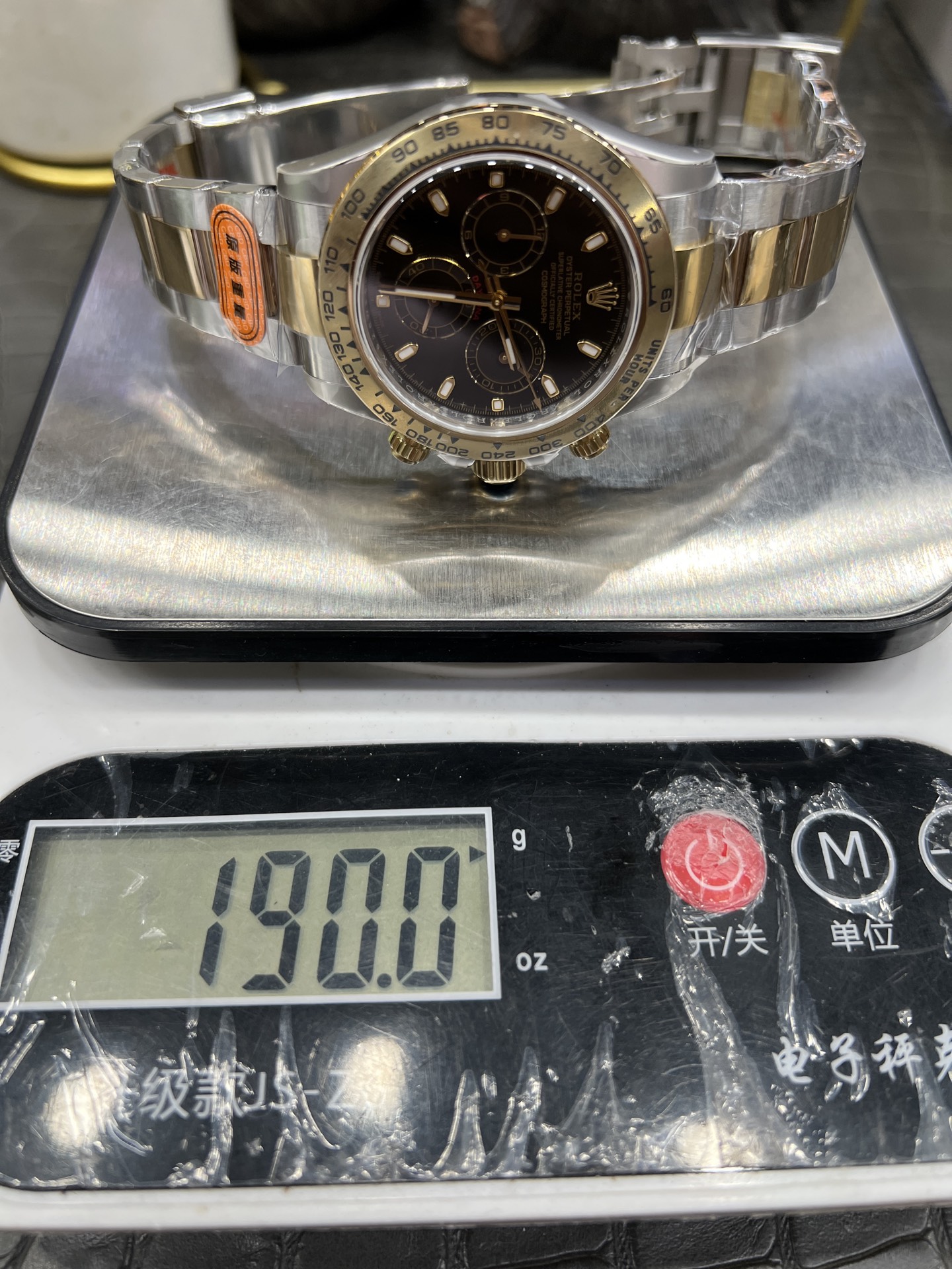 ROLEX ロレックス デイトナ 腕時計 メンズ 自動巻き 機械式 40mm ステンレススチール ローズゴールド ブラック - 画像 9