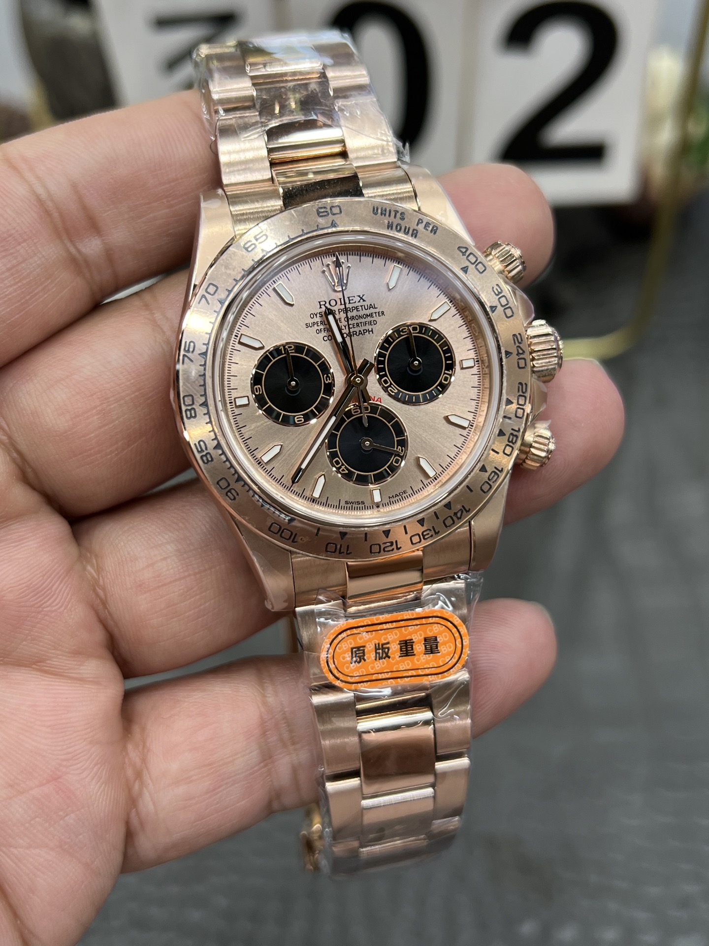 ROLEX ロレックス デイトナ 腕時計 メンズ 自動巻き 機械式 40mm ローズゴールド ブラック - 画像 2