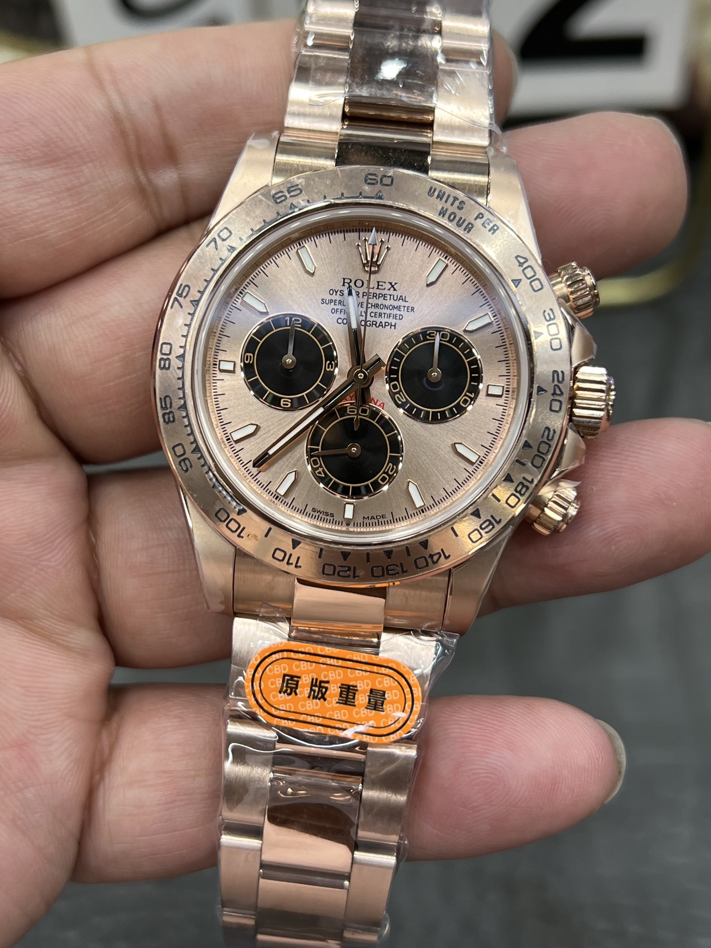 ROLEX ロレックス デイトナ 腕時計 メンズ 自動巻き 機械式 40mm ローズゴールド ブラック - 画像 4