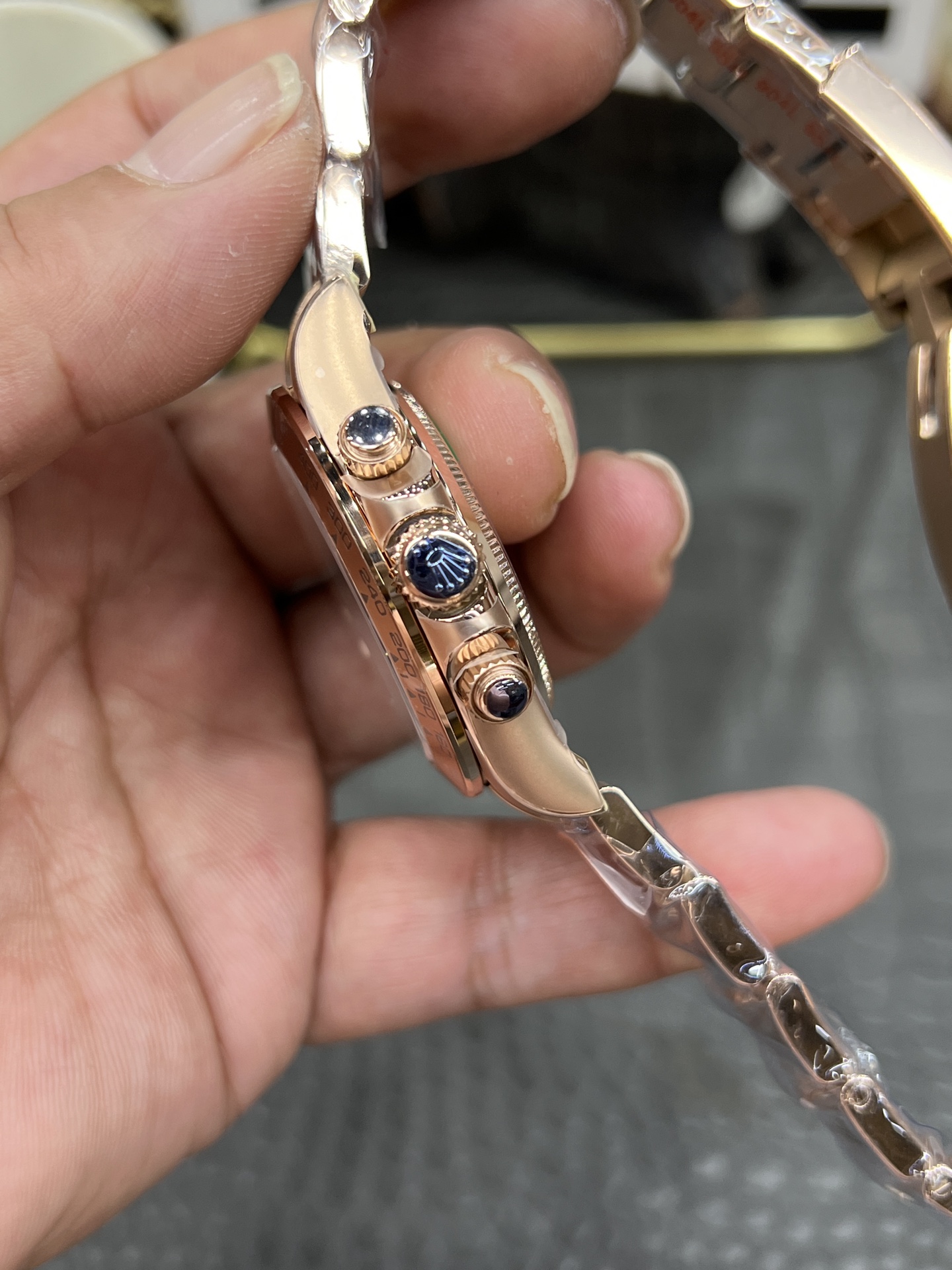ROLEX ロレックス デイトナ 腕時計 メンズ 自動巻き 機械式 40mm ローズゴールド ブラック - 画像 6