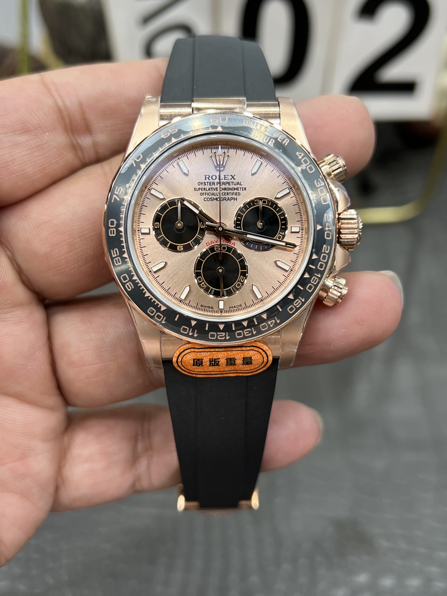 ROLEX ロレックス デイトナ 腕時計 メンズ 自動巻き 40mm ローズゴールド グレー ブラック