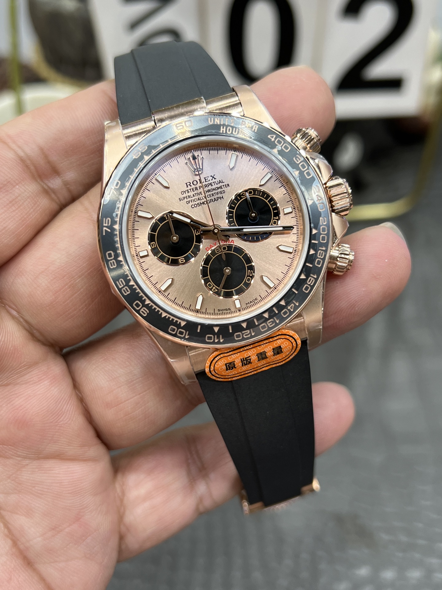 ROLEX ロレックス デイトナ 腕時計 メンズ 自動巻き 40mm ローズゴールド グレー ブラック - 画像 2