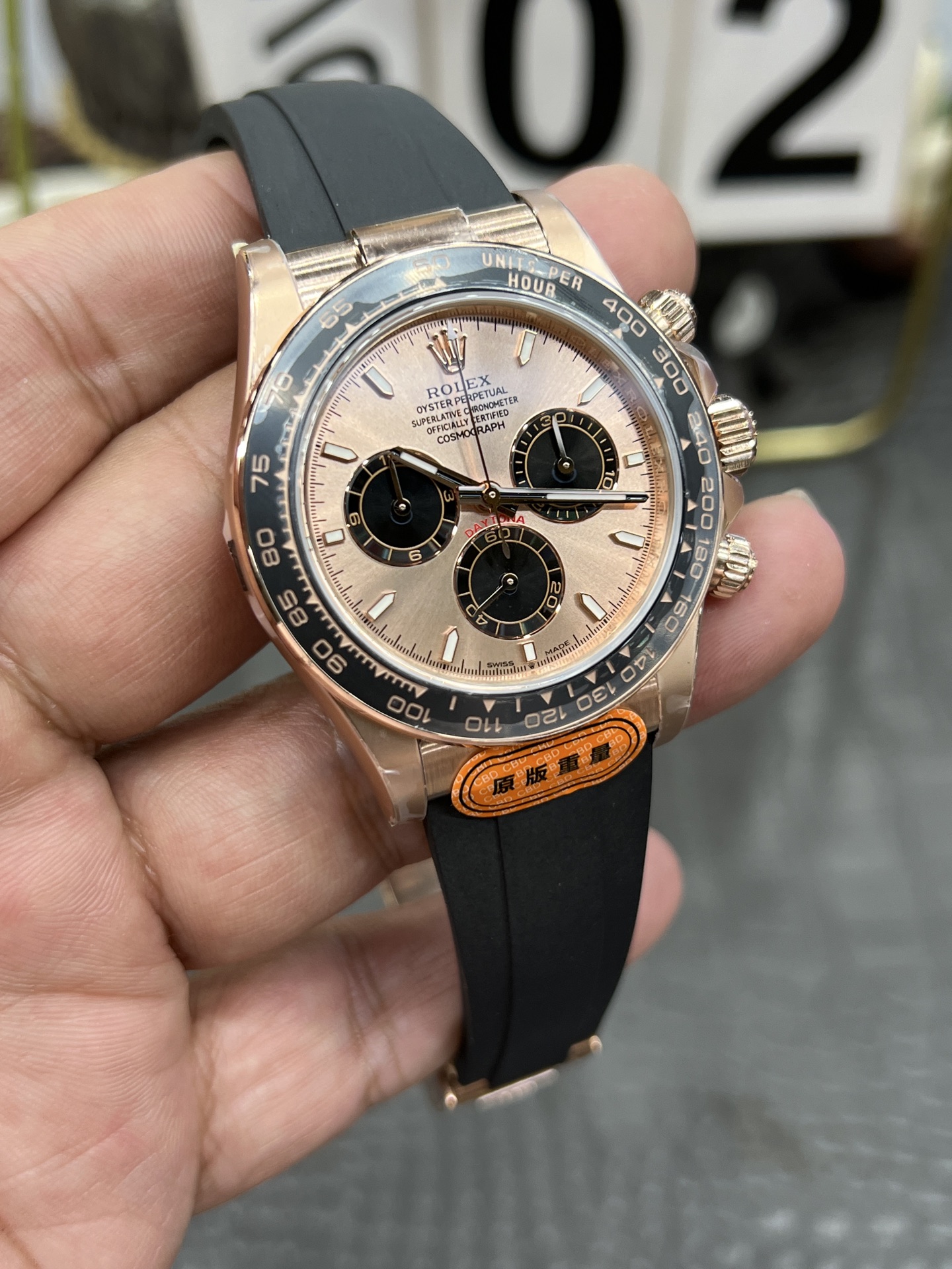 ROLEX ロレックス デイトナ 腕時計 メンズ 自動巻き 40mm ローズゴールド グレー ブラック - 画像 3