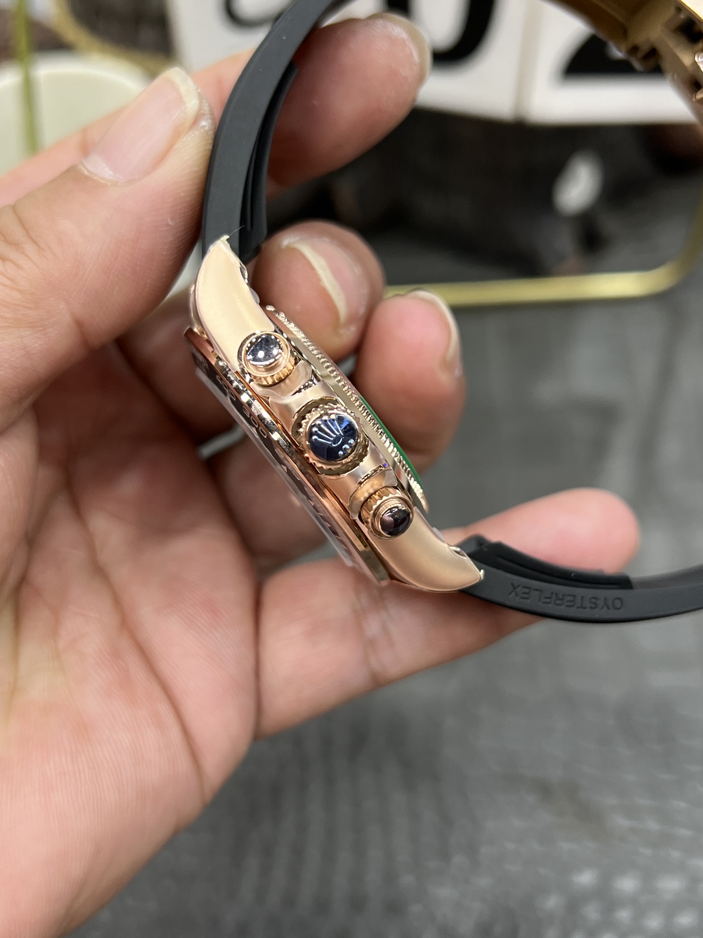 ROLEX ロレックス デイトナ 腕時計 メンズ 自動巻き 40mm ローズゴールド グレー ブラック - 画像 6