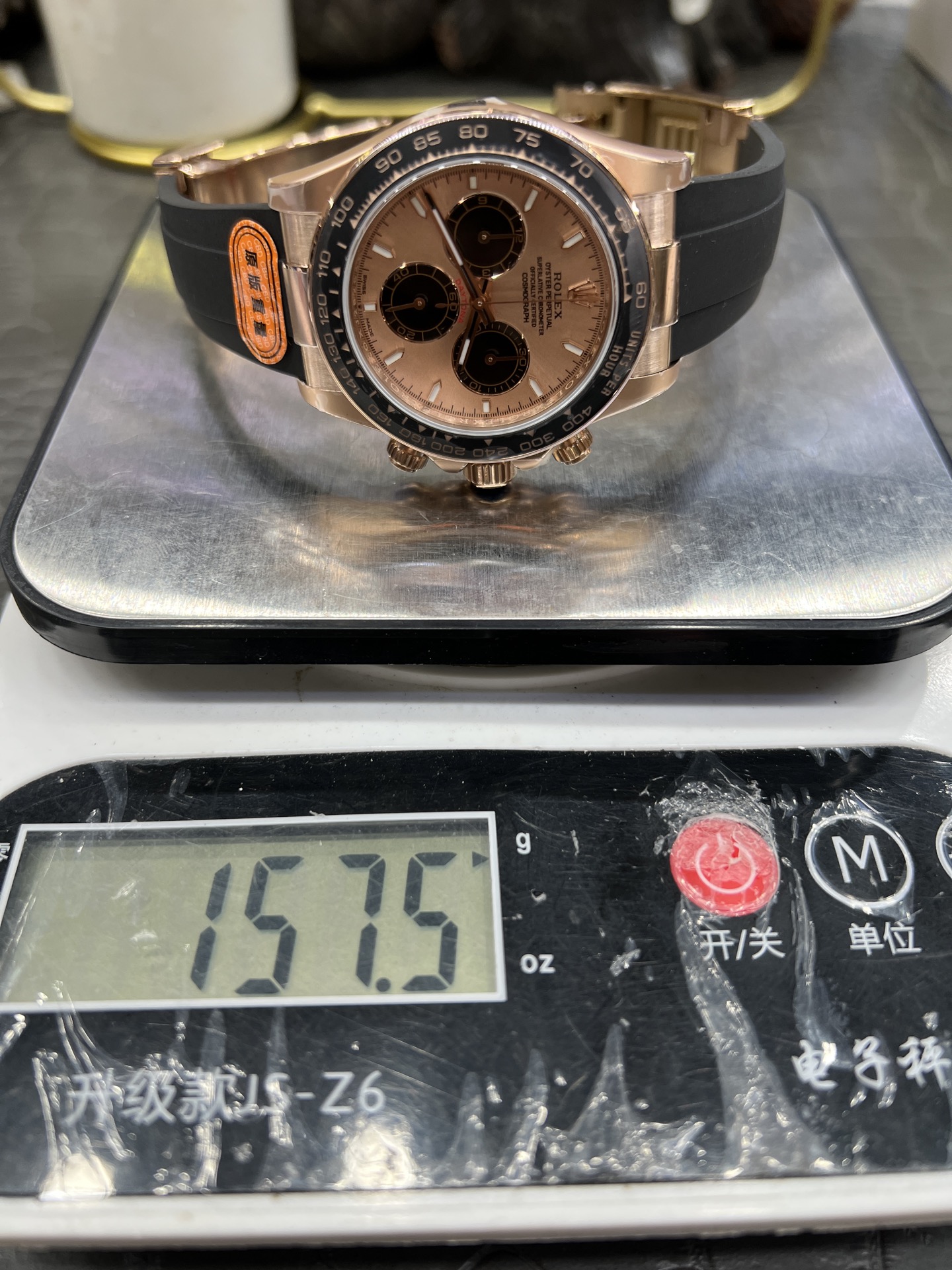 ROLEX ロレックス デイトナ 腕時計 メンズ 自動巻き 40mm ローズゴールド グレー ブラック - 画像 9