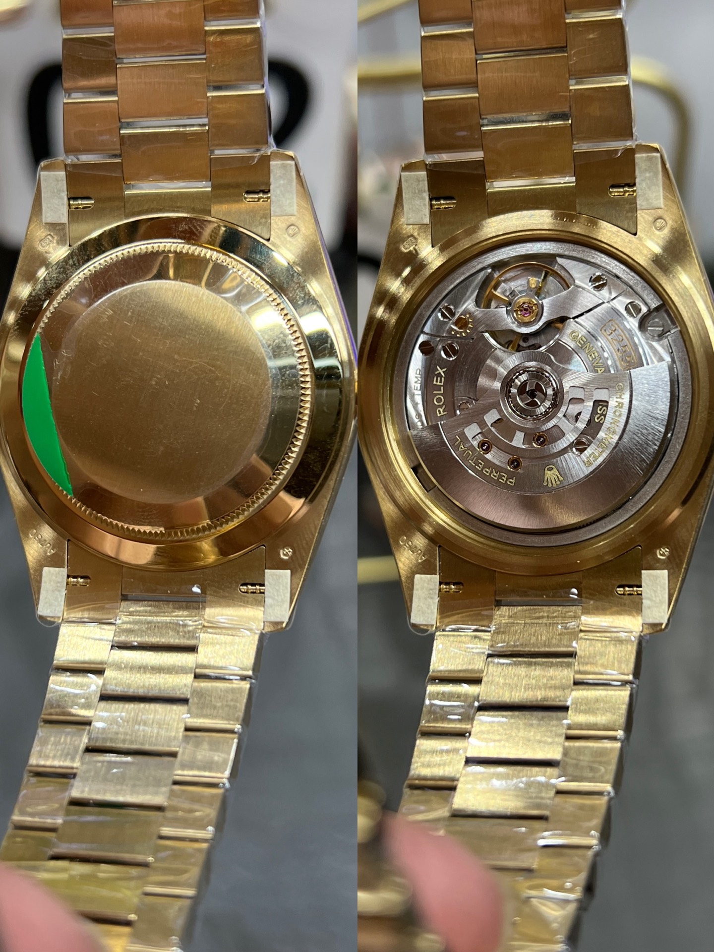 ROLEX ロレックス 星期日型 腕時計 メンズ 自動巻き 40mm グリーン ブラック - 画像 7