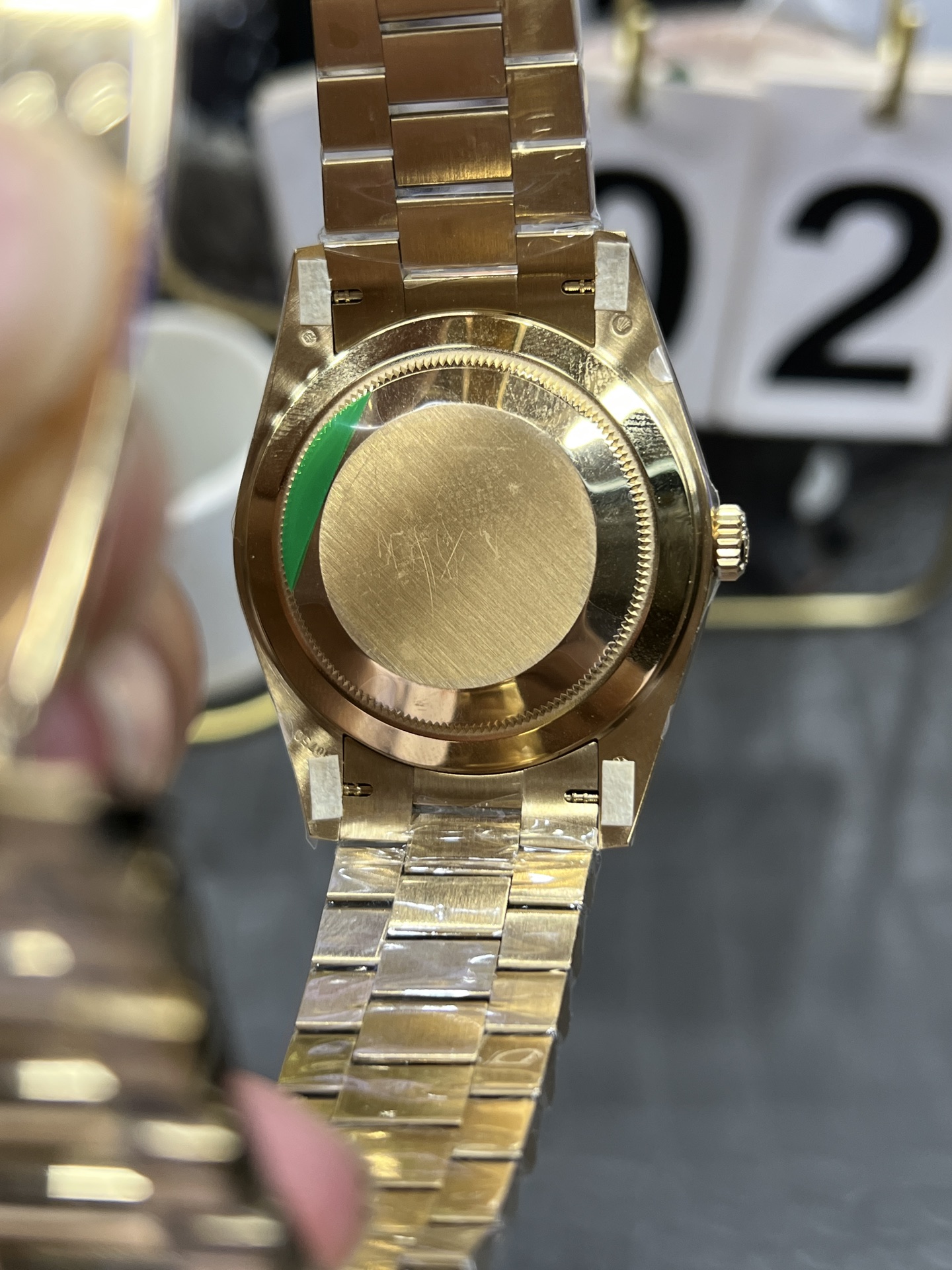 ROLEX ロレックス デイトジャスト 腕時計 メンズ 自動巻き 40mm グリーン ダイヤル ブラック - 画像 7