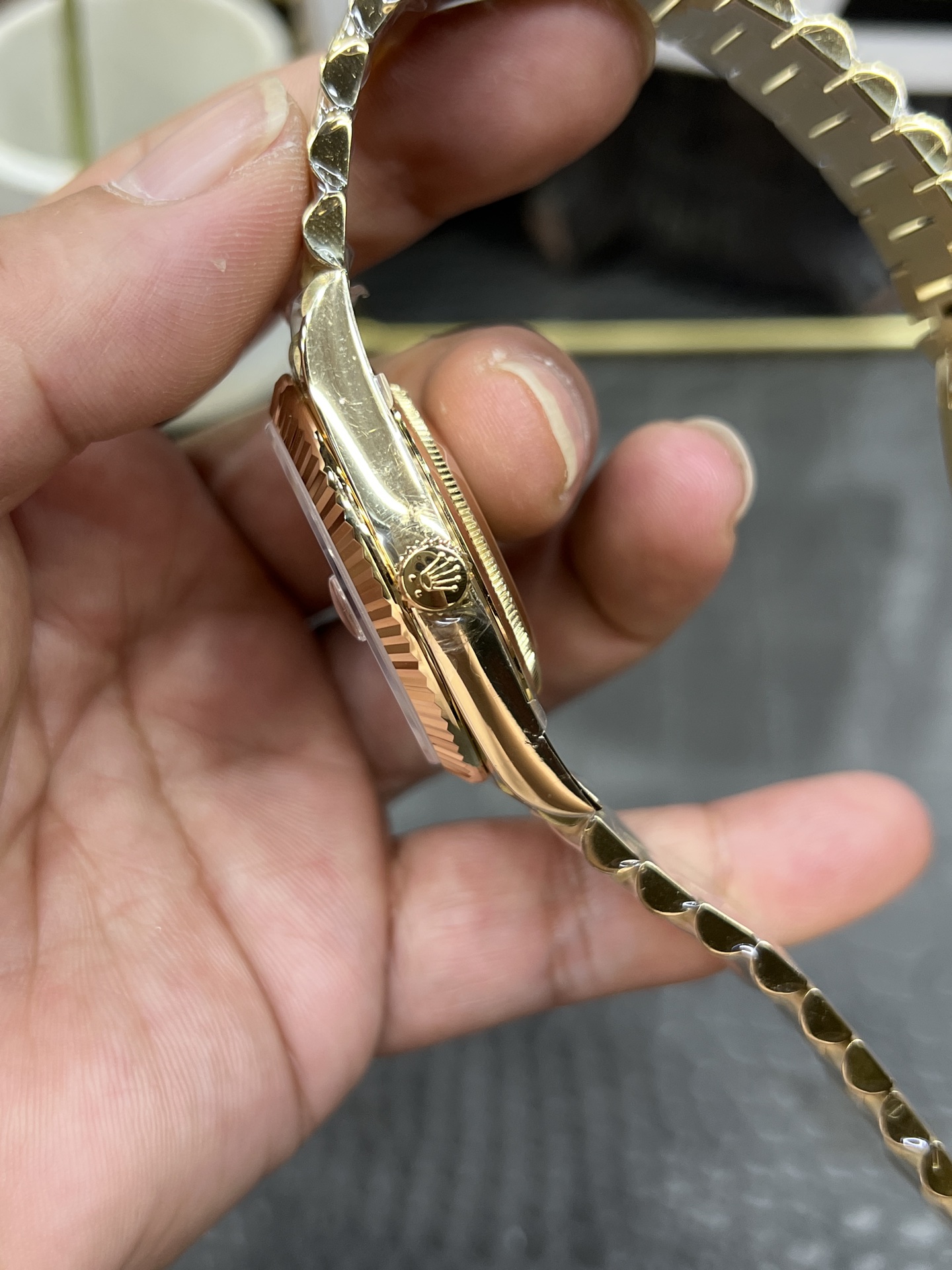 ROLEX ロレックス デイデイト 腕時計 メンズ 自動巻き 機械式 40mm ヨットマスター ゴールド - 画像 6