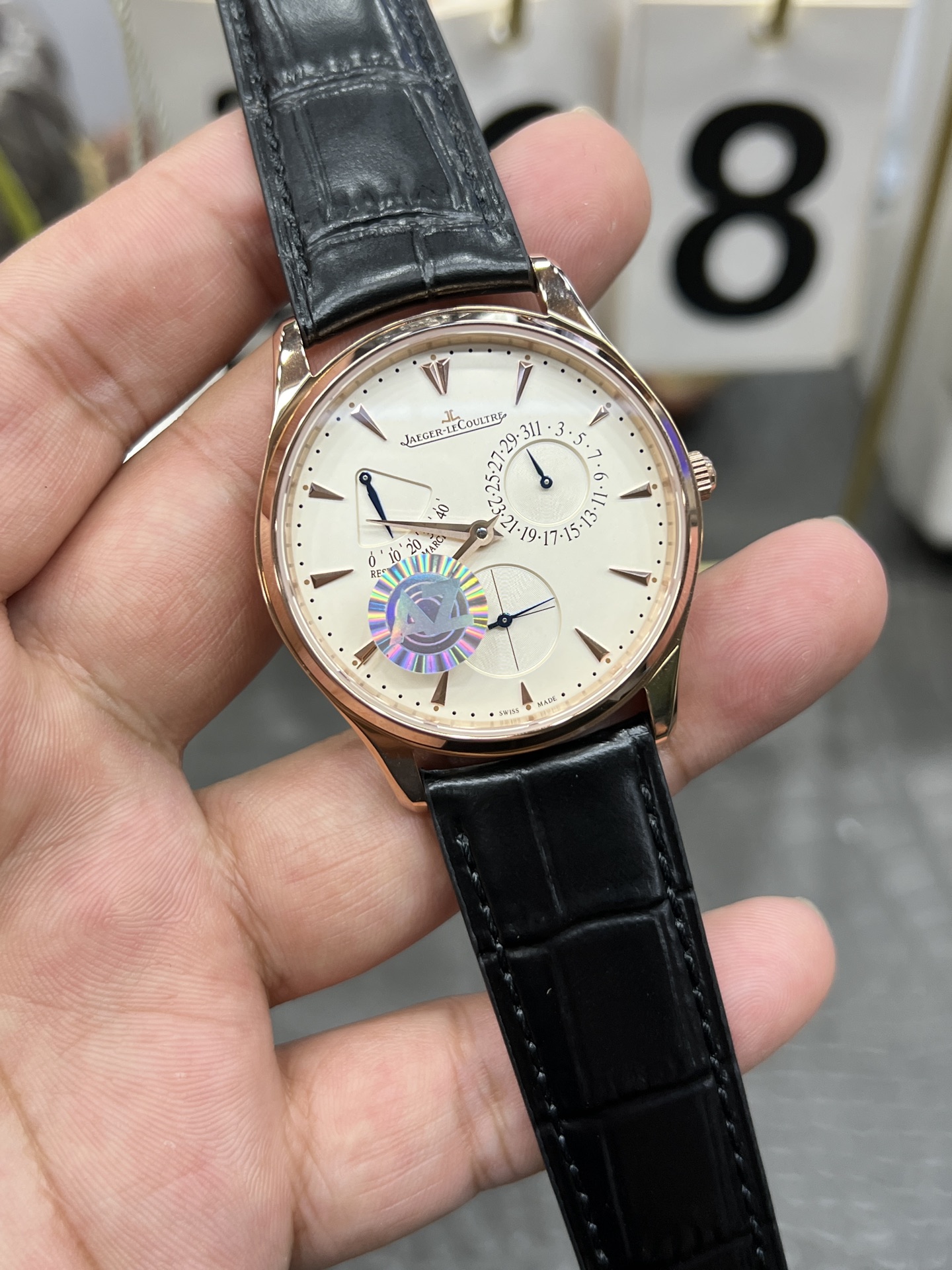 AZ ジェイコブ 腕時計 メンズ 自動巻き 超薄型 39mm ブラック - 画像 2