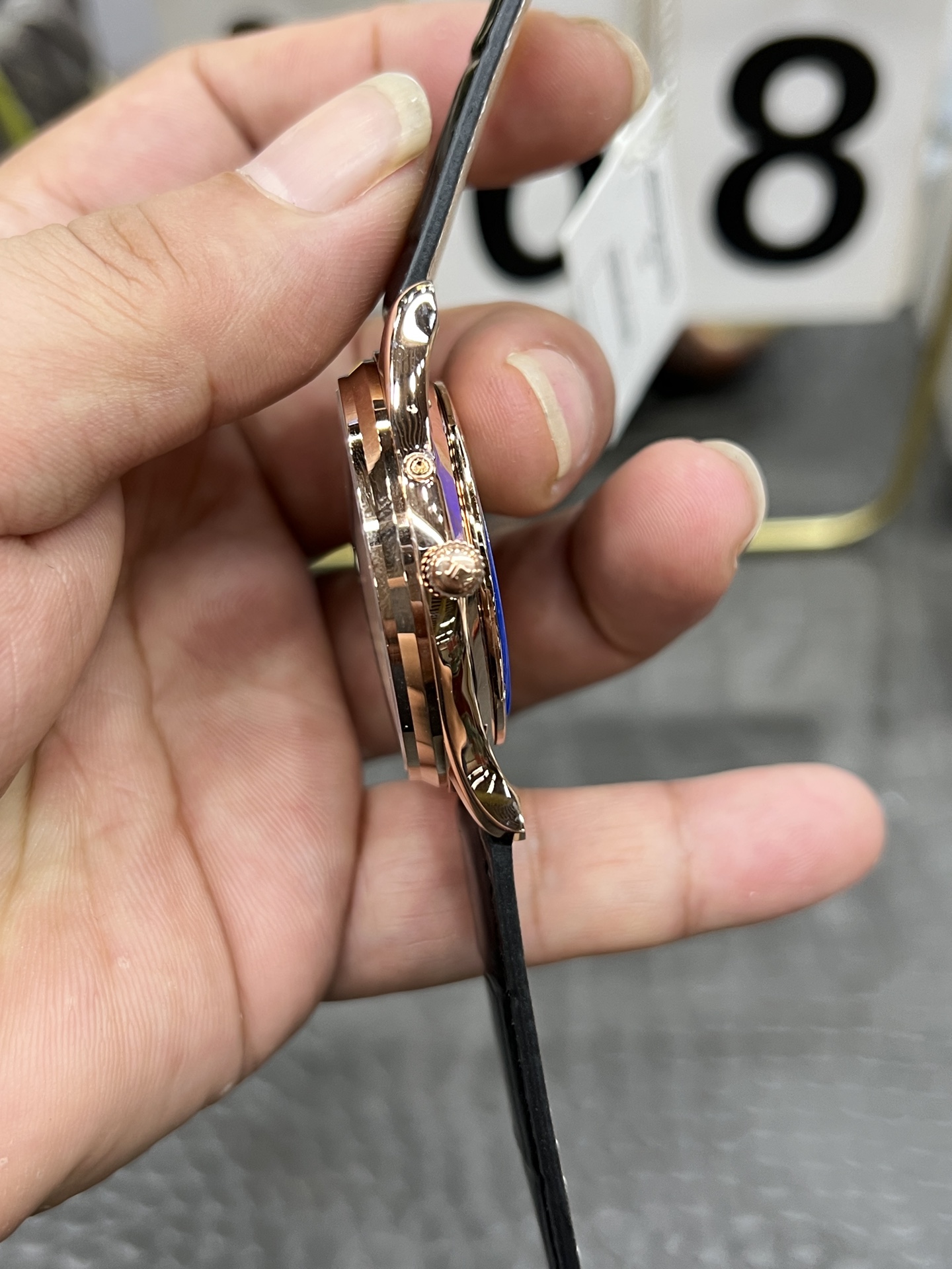 AZ ジェイコブ 腕時計 メンズ 自動巻き 超薄型 39mm ブラック - 画像 6