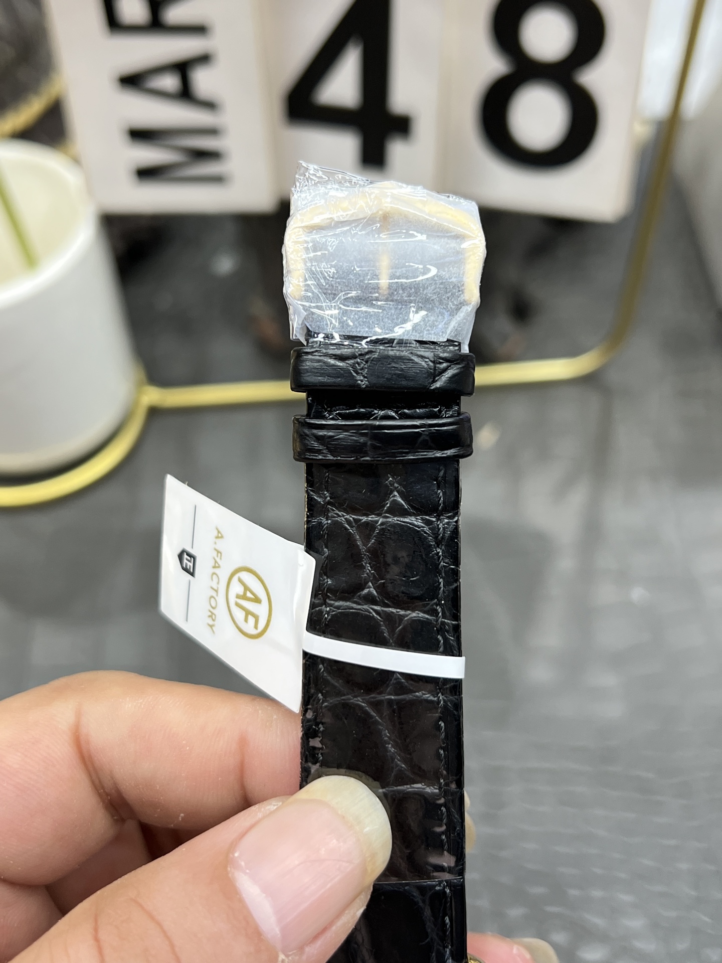 AF カルティエ 新タンクシリーズ 腕時計 メンズ 33.5mm 25.5mm 快拆 ブラック - 画像 7