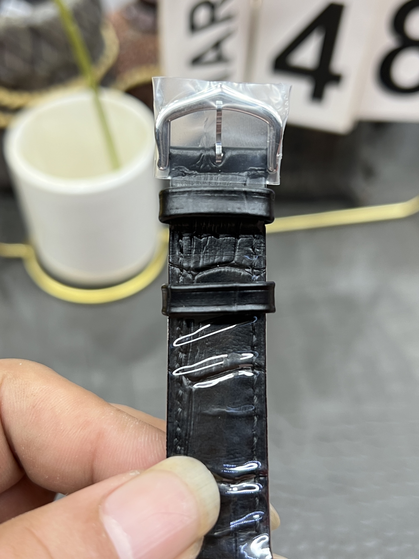 CARTIER カルティエ サンダース 腕時計 メンズ 41.9mm シルバー ブラック - 画像 7