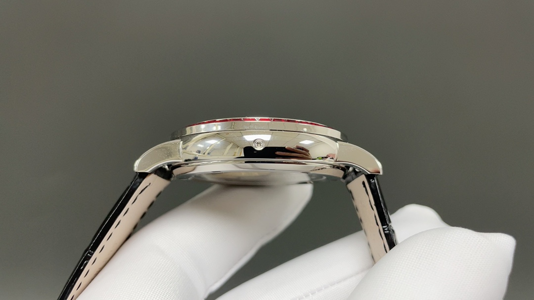 PATEK PHILIPPE パテックフィリップ 腕時計 メンズ 自動巻き 万年歴 真月相 レッド ブラック - 画像 5