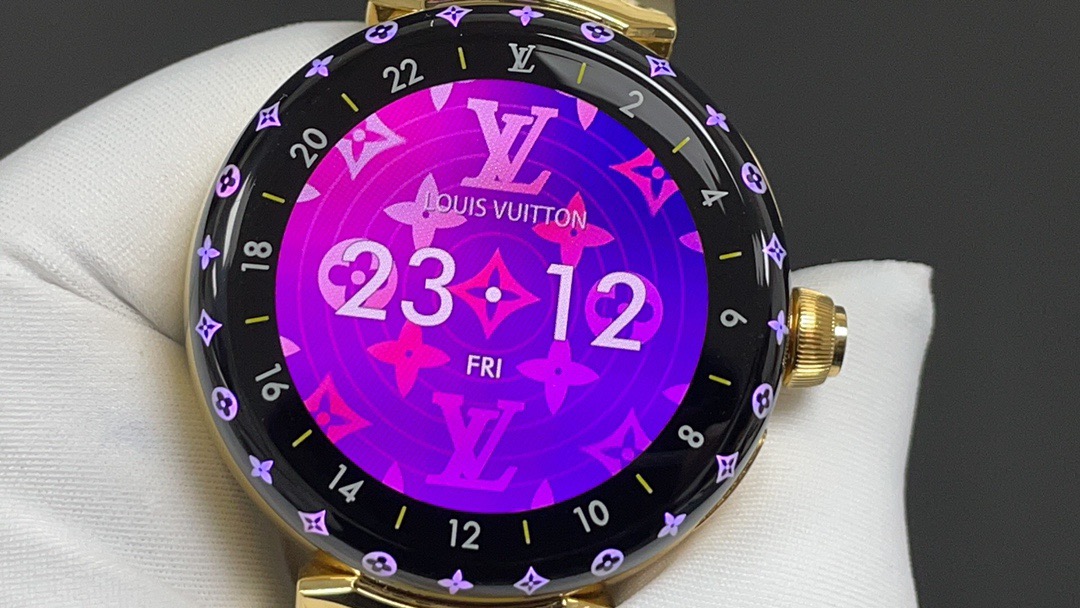 LOUIS VUITTON ルイヴィトン スマートウォッチ 360度無死角 30m防水 ヨロコビ 色展開 - 画像 3