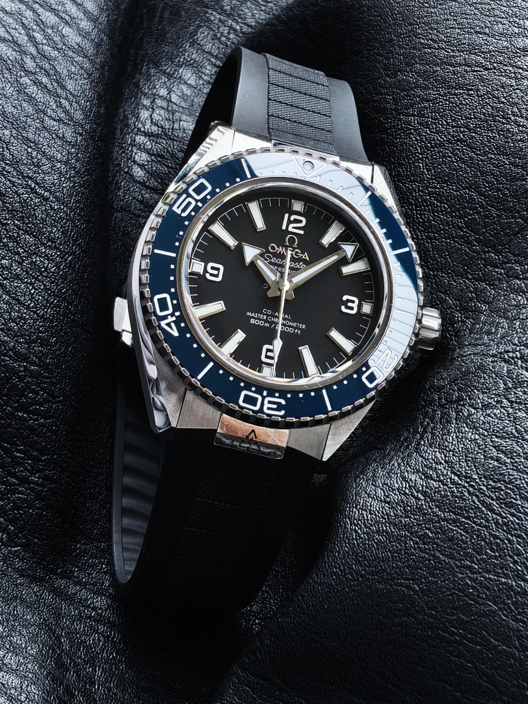 OMEGA オメガ シーマスター 腕時計 メンズ 自動巻き 機械式 42mm ブルーベゼル ブラック - 画像 3