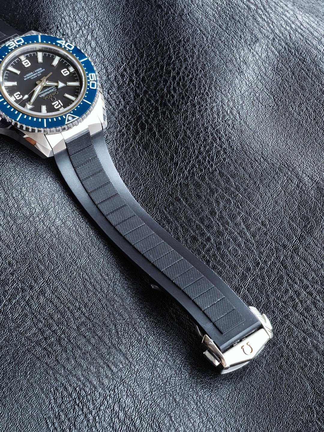 OMEGA オメガ シーマスター 腕時計 メンズ 自動巻き 機械式 42mm ブルーベゼル ブラック - 画像 8