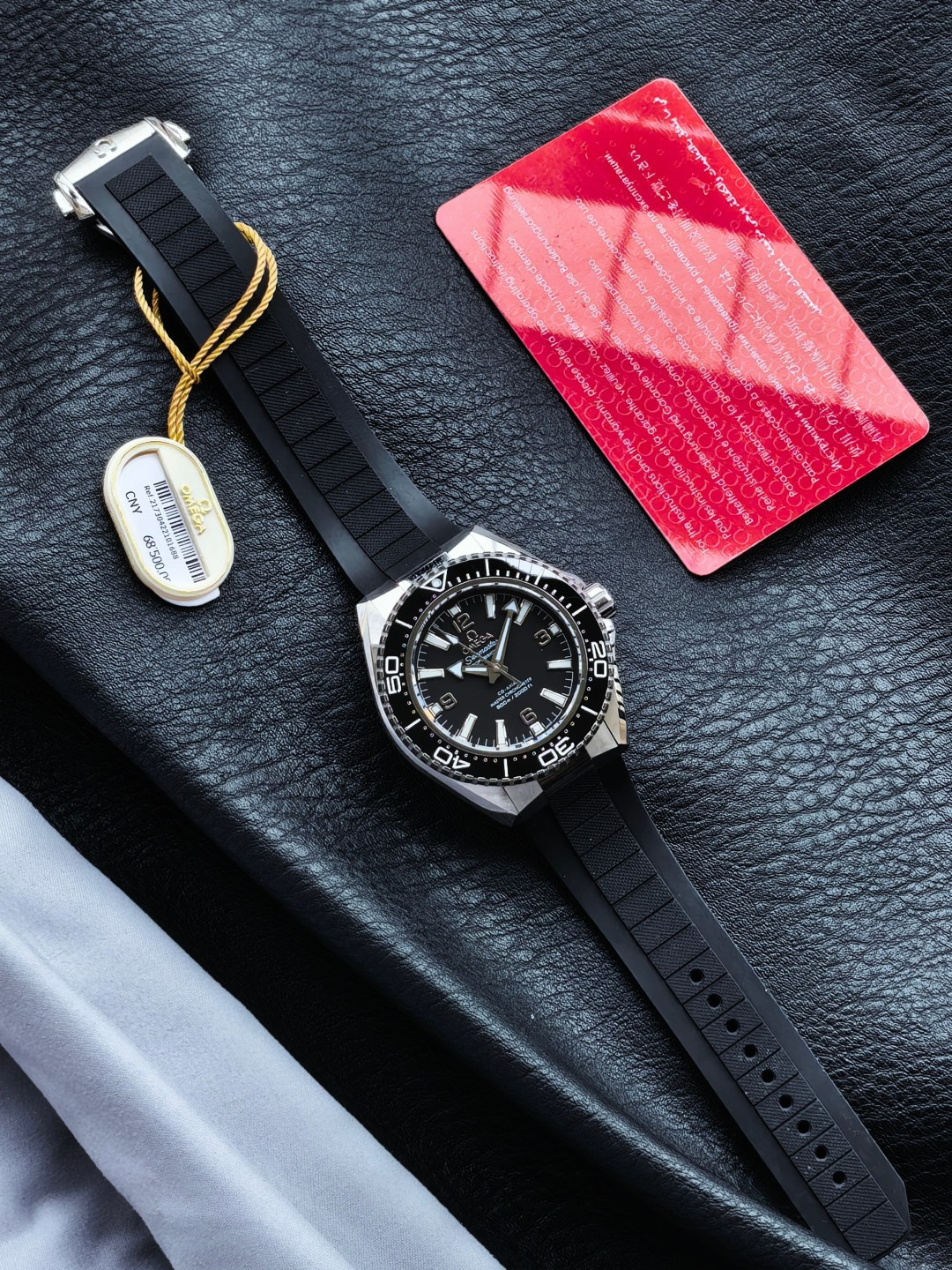 OMEGA オメガ シーマスター 腕時計 メンズ 自動巻き 機械式 42mm ブラック リューズガード 600m防水 全3色 - 画像 5