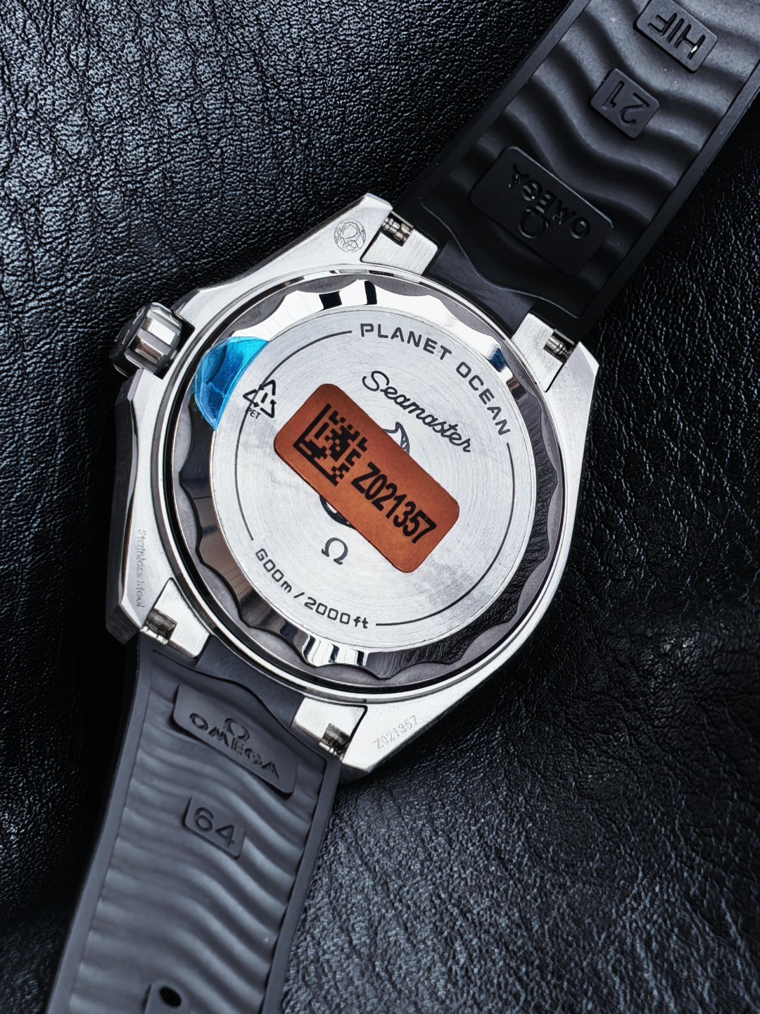 OMEGA オメガ シーマスター 腕時計 メンズ 自動巻き 機械式 42mm ブラック リューズガード 600m防水 全3色 - 画像 9