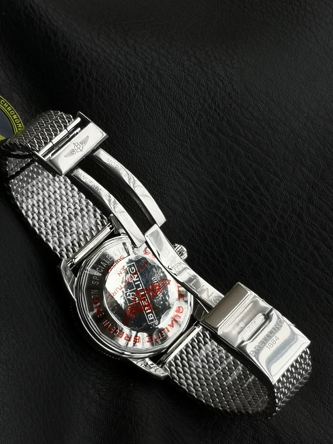 BREITLING ブライトリング スーパーオーシャン 腕時計 メンズ 自動巻き 機械式 メッシュバンド グリーン - 画像 8