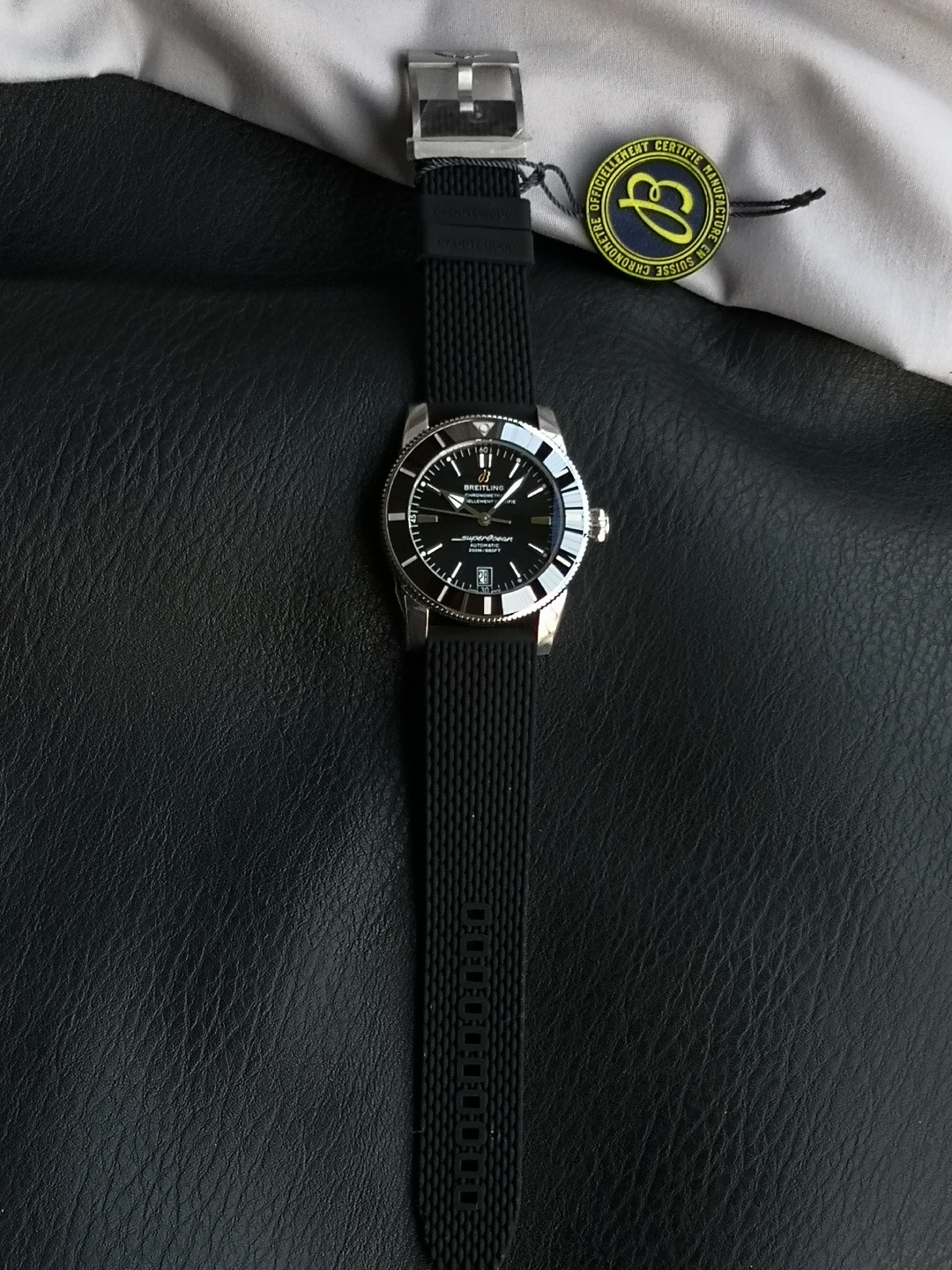 BREITLING ブライトリング スーパーオーシャン 腕時計 メンズ 自動巻き ブラック