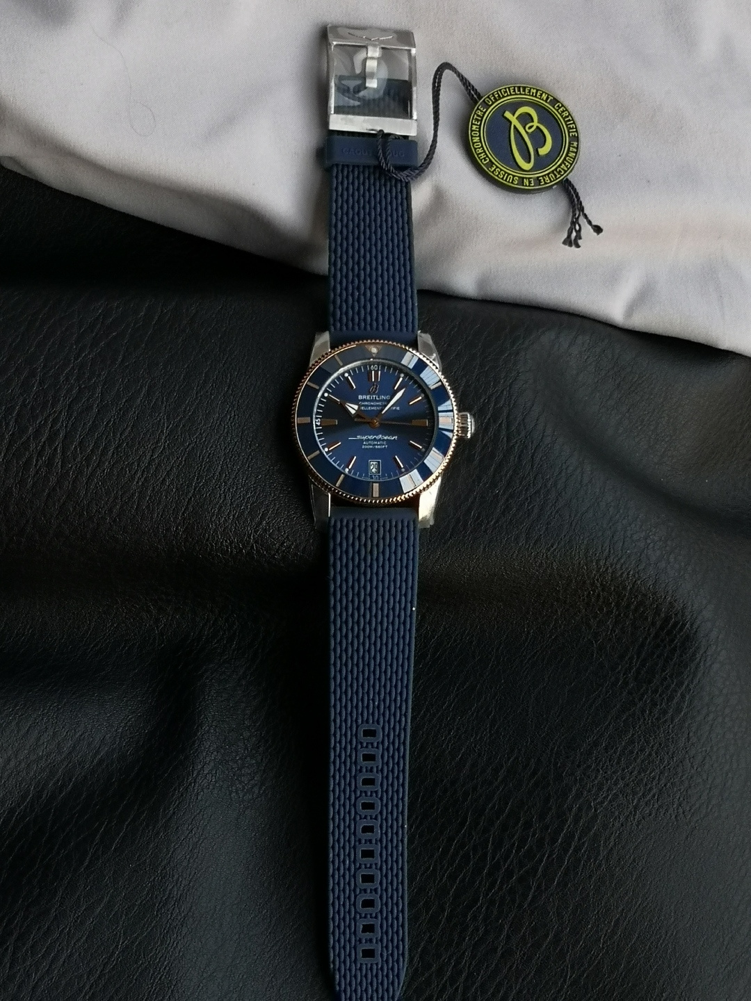 BREITLING ブライトリング 腕時計 メンズ 自動巻き 耐衝撃 防水 ブルー