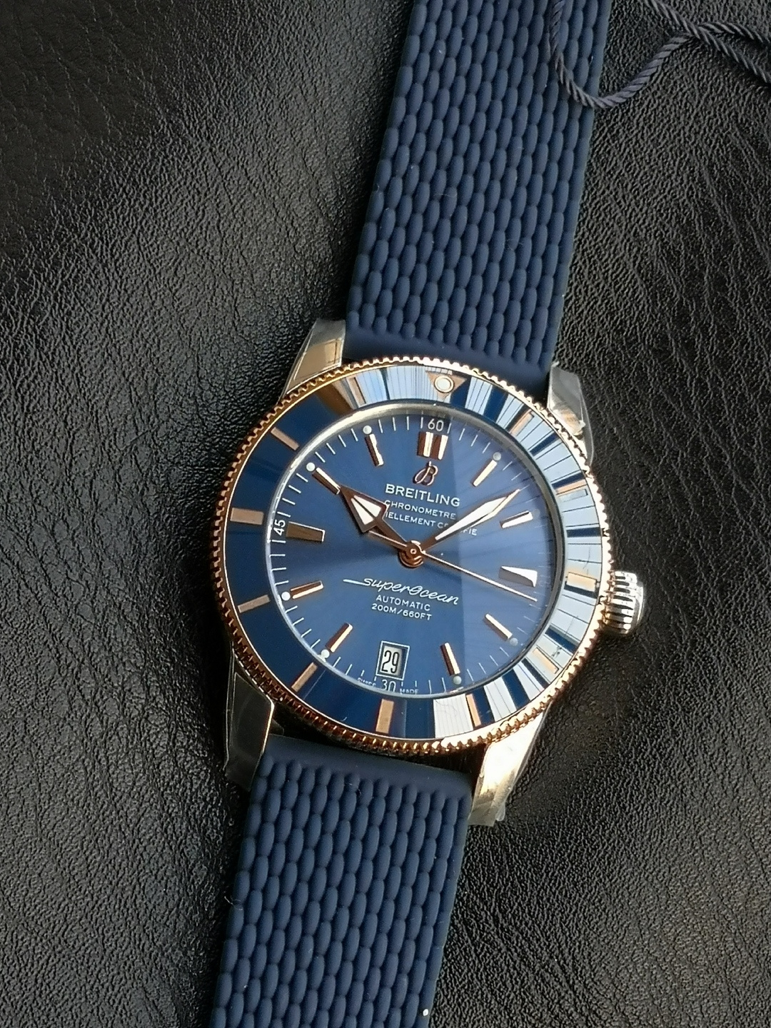 BREITLING ブライトリング 腕時計 メンズ 自動巻き 耐衝撃 防水 ブルー - 画像 2