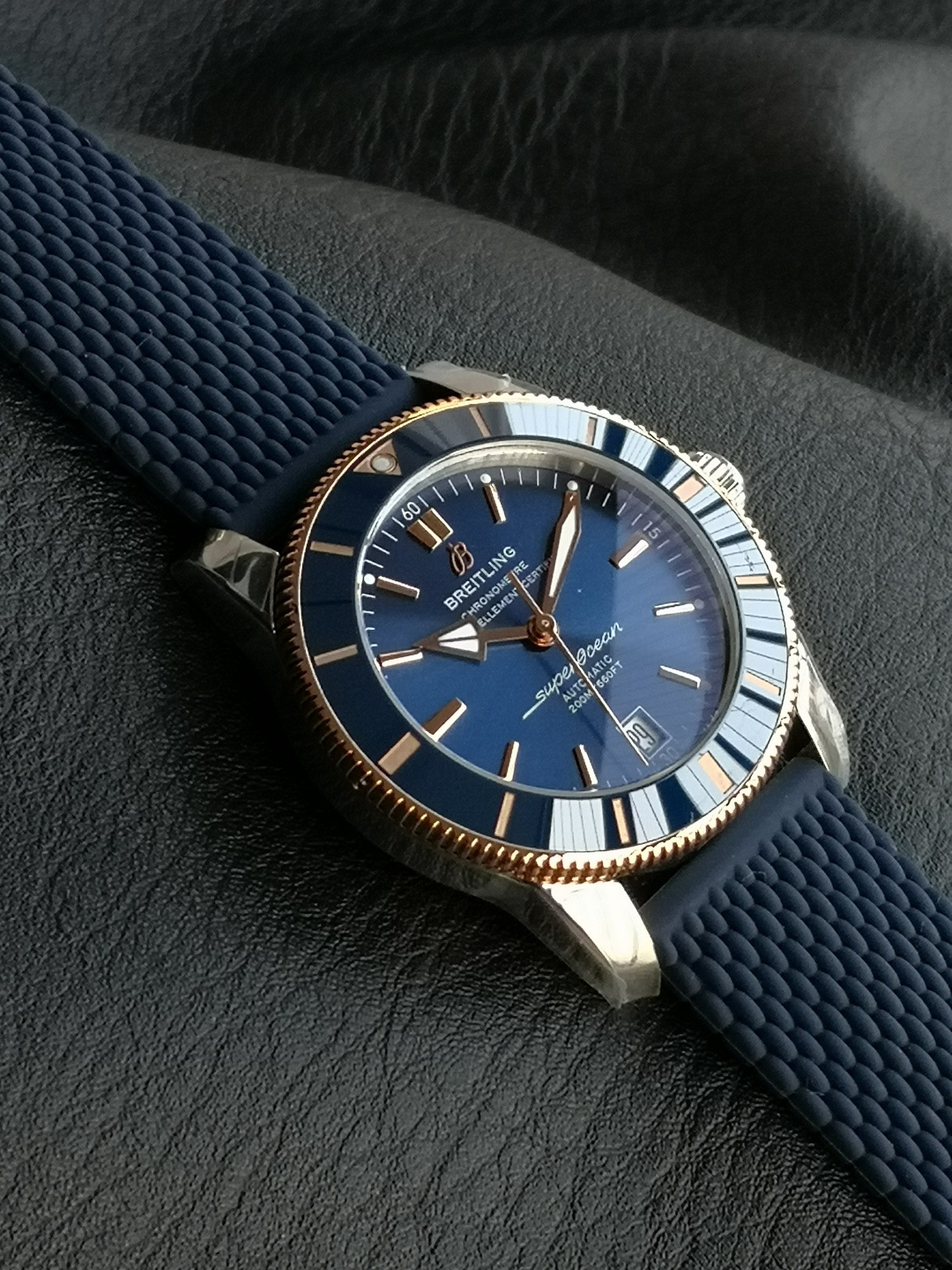 BREITLING ブライトリング 腕時計 メンズ 自動巻き 耐衝撃 防水 ブルー - 画像 6