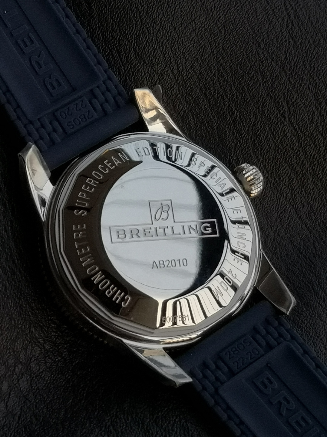 BREITLING ブライトリング 腕時計 メンズ 自動巻き 耐衝撃 防水 ブルー - 画像 8