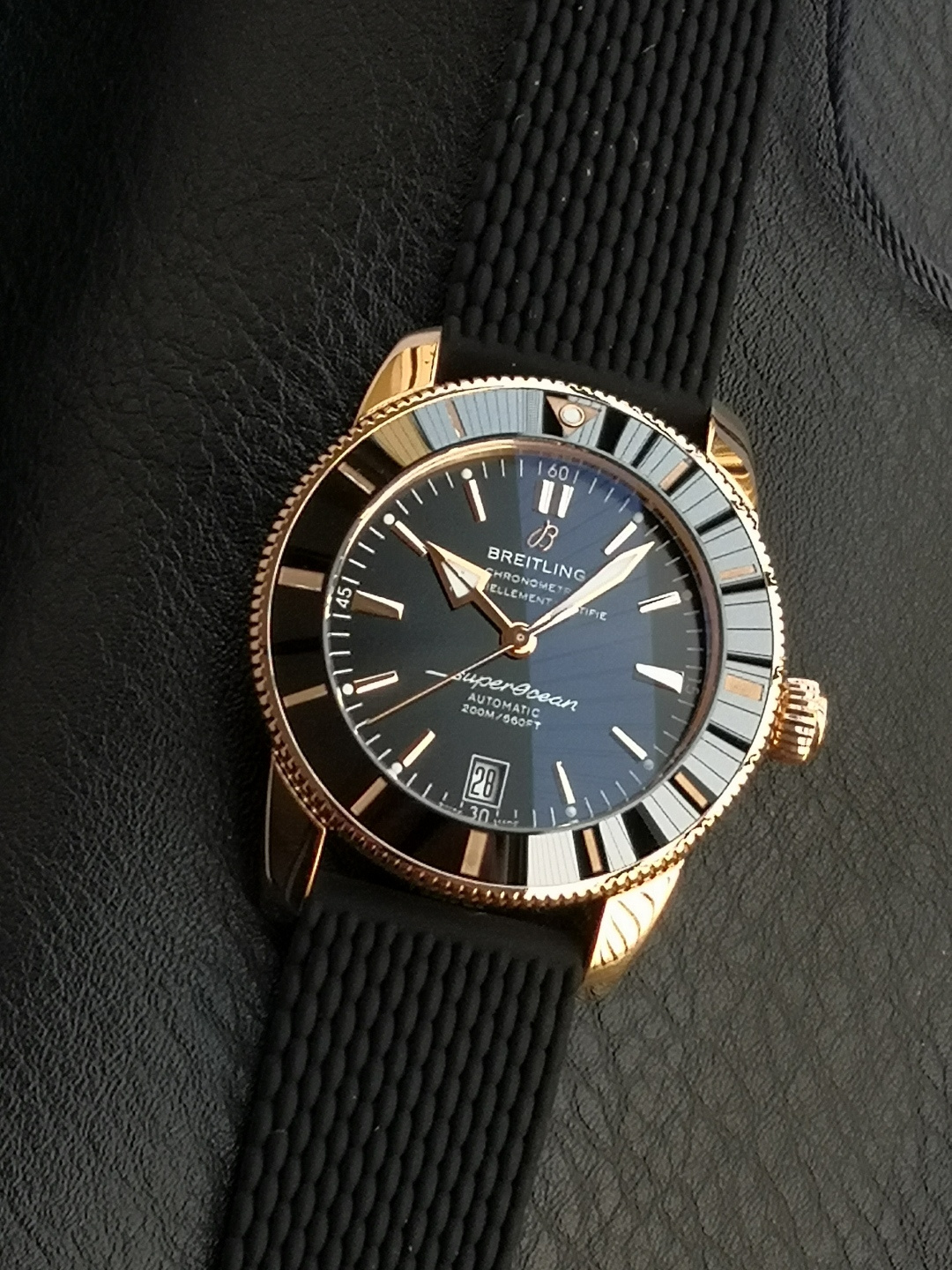 BREITLING ブライトリング スーパーオーシャン 腕時計 メンズ 自動巻き 機械式 ブラック - 画像 2