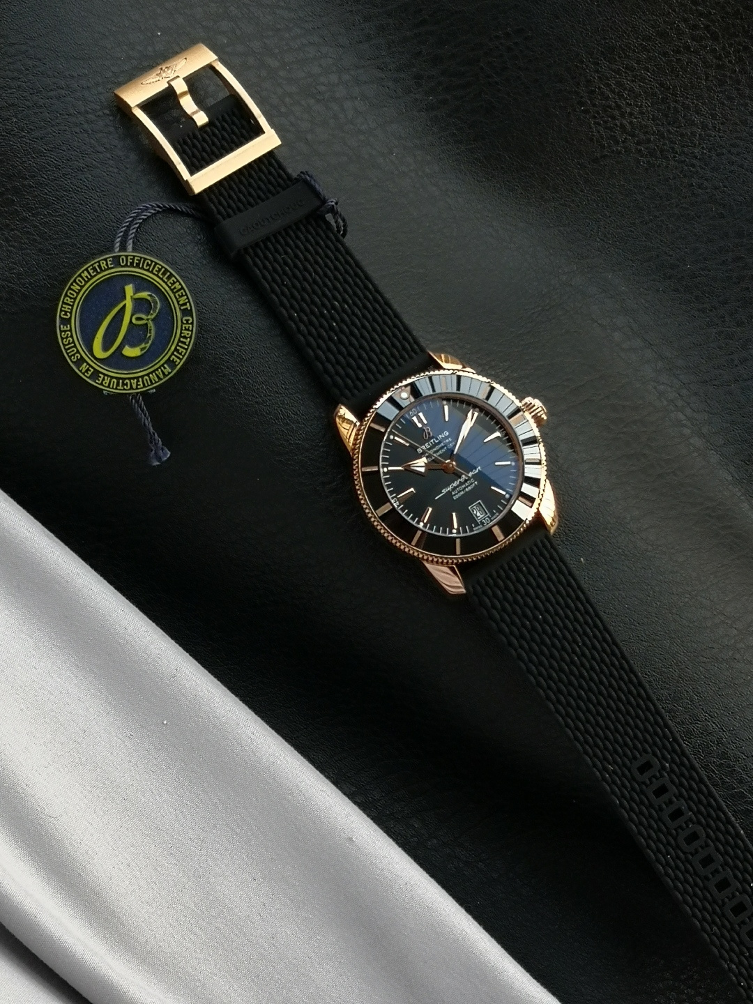 BREITLING ブライトリング スーパーオーシャン 腕時計 メンズ 自動巻き 機械式 ブラック - 画像 5