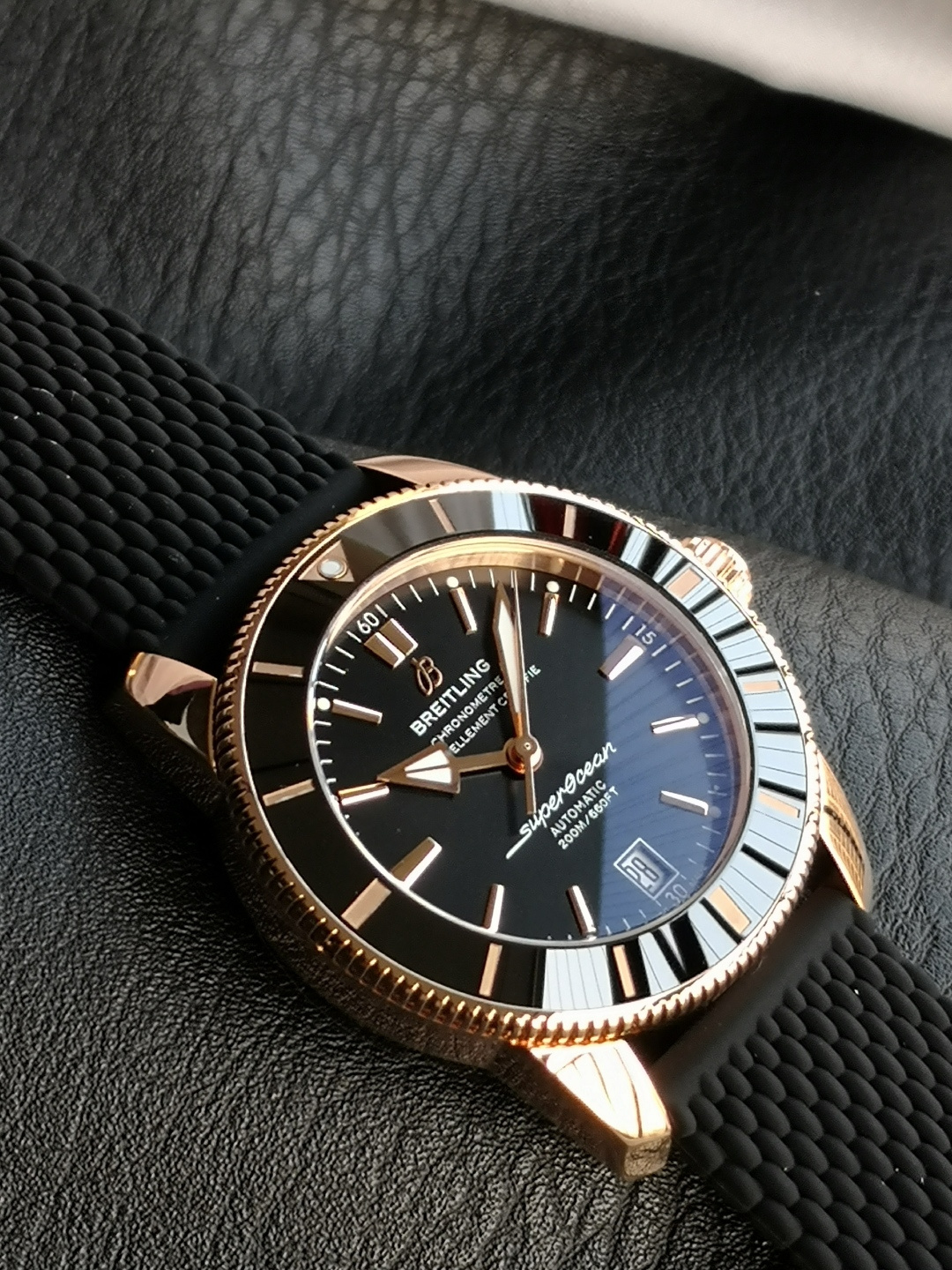 BREITLING ブライトリング スーパーオーシャン 腕時計 メンズ 自動巻き 機械式 ブラック - 画像 6