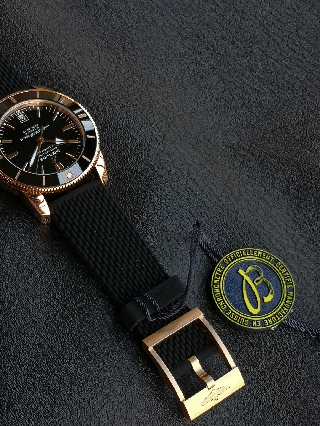 BREITLING ブライトリング スーパーオーシャン 腕時計 メンズ 自動巻き 機械式 ブラック - 画像 7