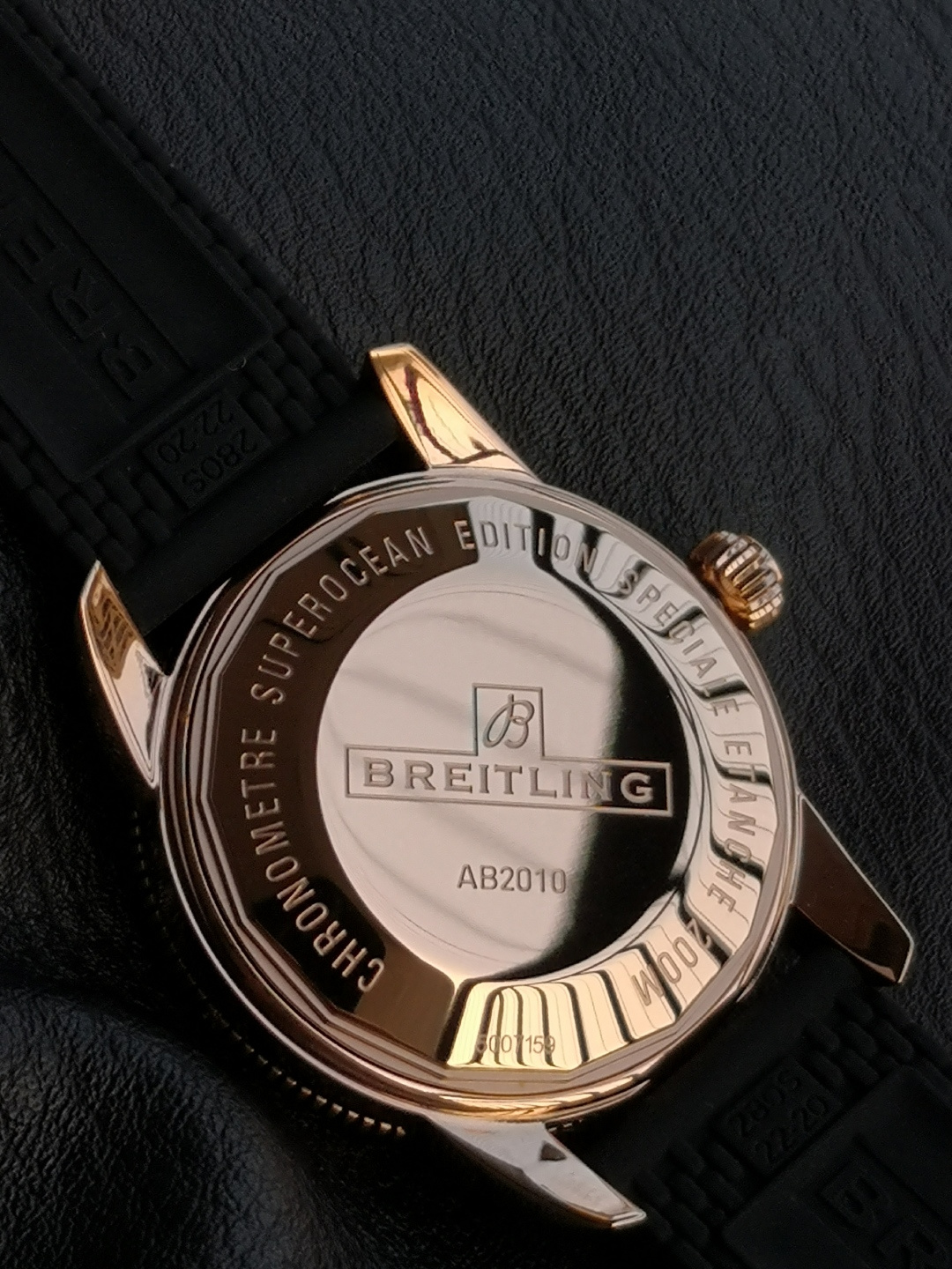 BREITLING ブライトリング スーパーオーシャン 腕時計 メンズ 自動巻き 機械式 ブラック - 画像 9