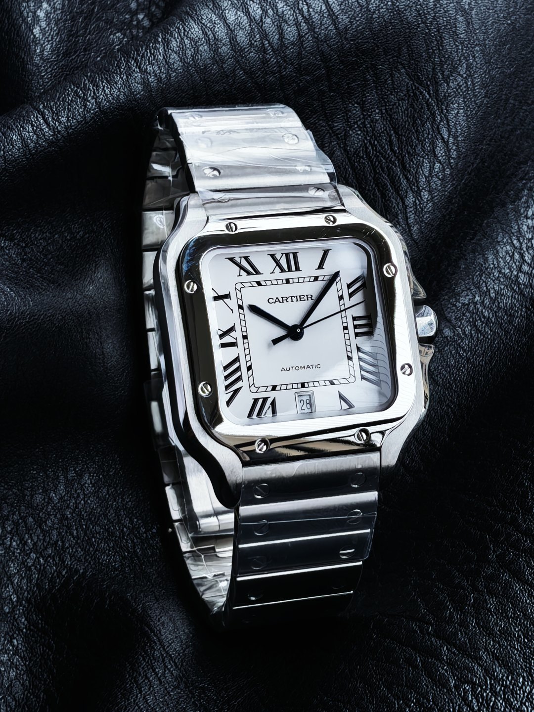 CARTIER カルティエ サンダース 腕時計 メンズ 自動巻き 44mm ケース ブラック - 画像 2
