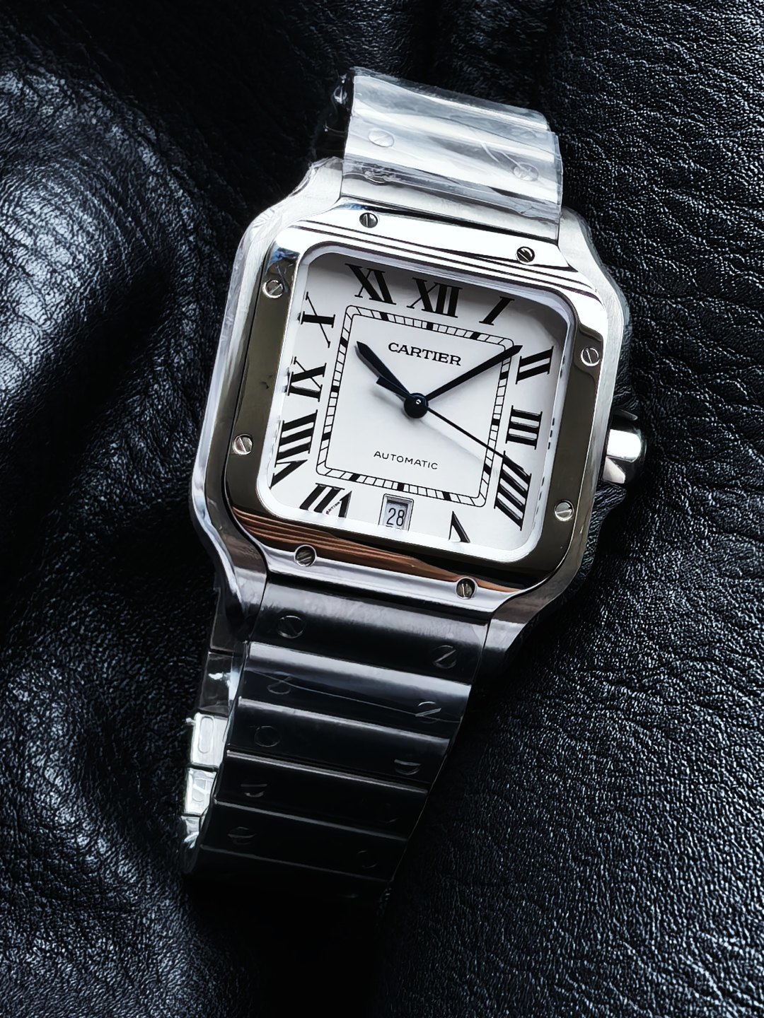 CARTIER カルティエ サンダース 腕時計 メンズ 自動巻き 44mm ケース ブラック - 画像 3