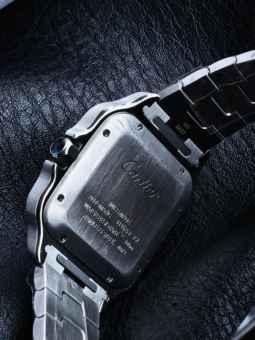 CARTIER カルティエ サンダース 腕時計 メンズ 自動巻き 44mm ケース ブラック - 画像 9