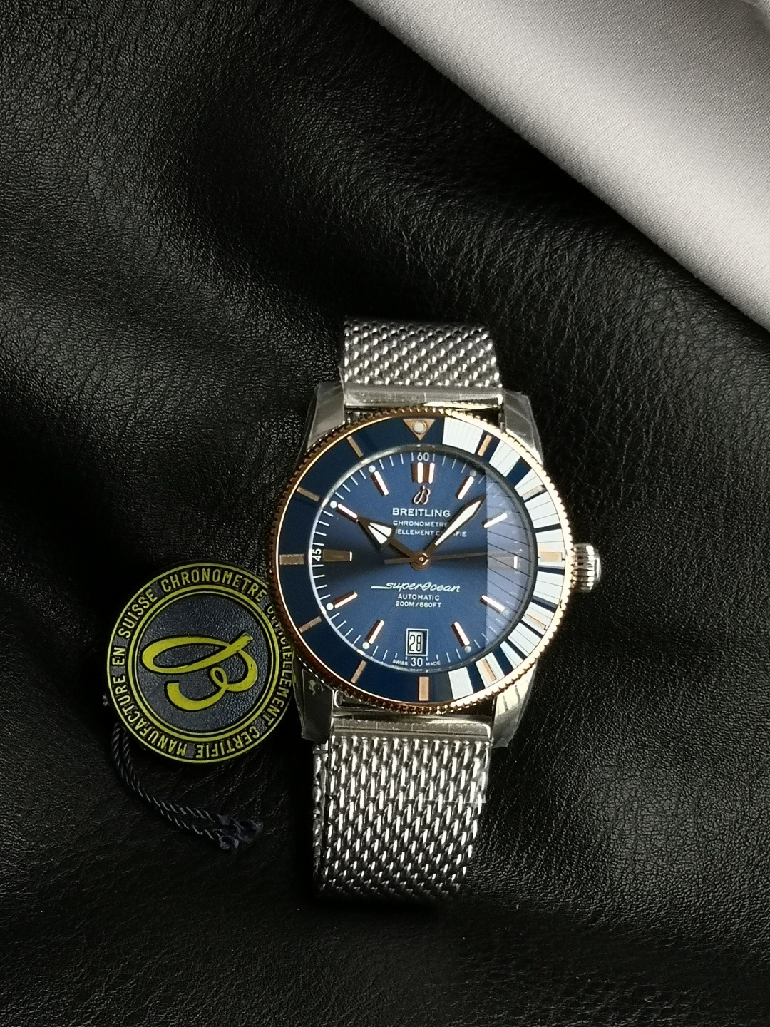 BREITLING ブライトリング スーパーオーシャン 腕時計 メンズ 自動巻き オートマチック ブルー