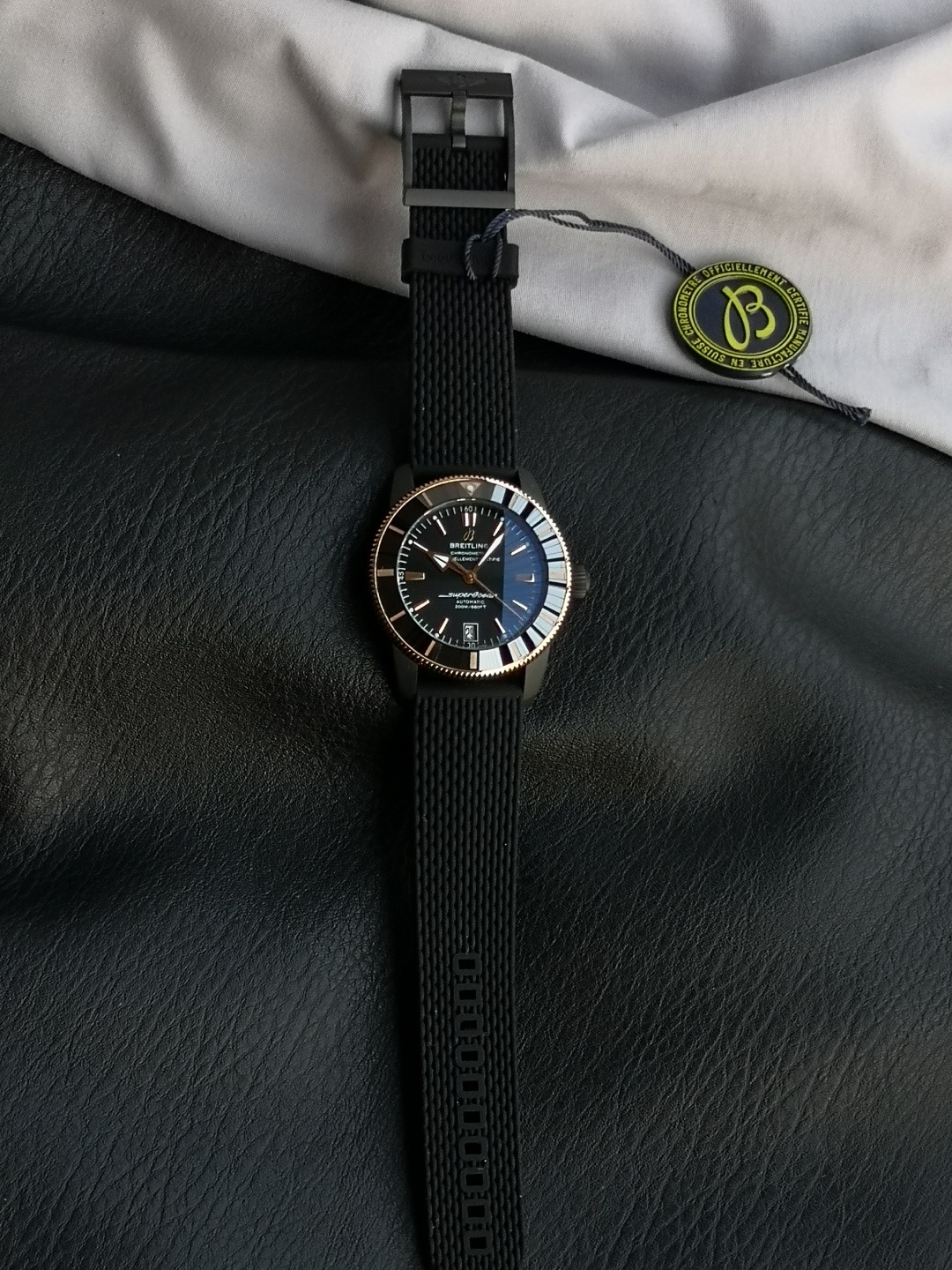 BREITLING ブライトリング スーパーオーシャン 腕時計 メンズ 自動巻き 機械式 42mm ブラック ブラック