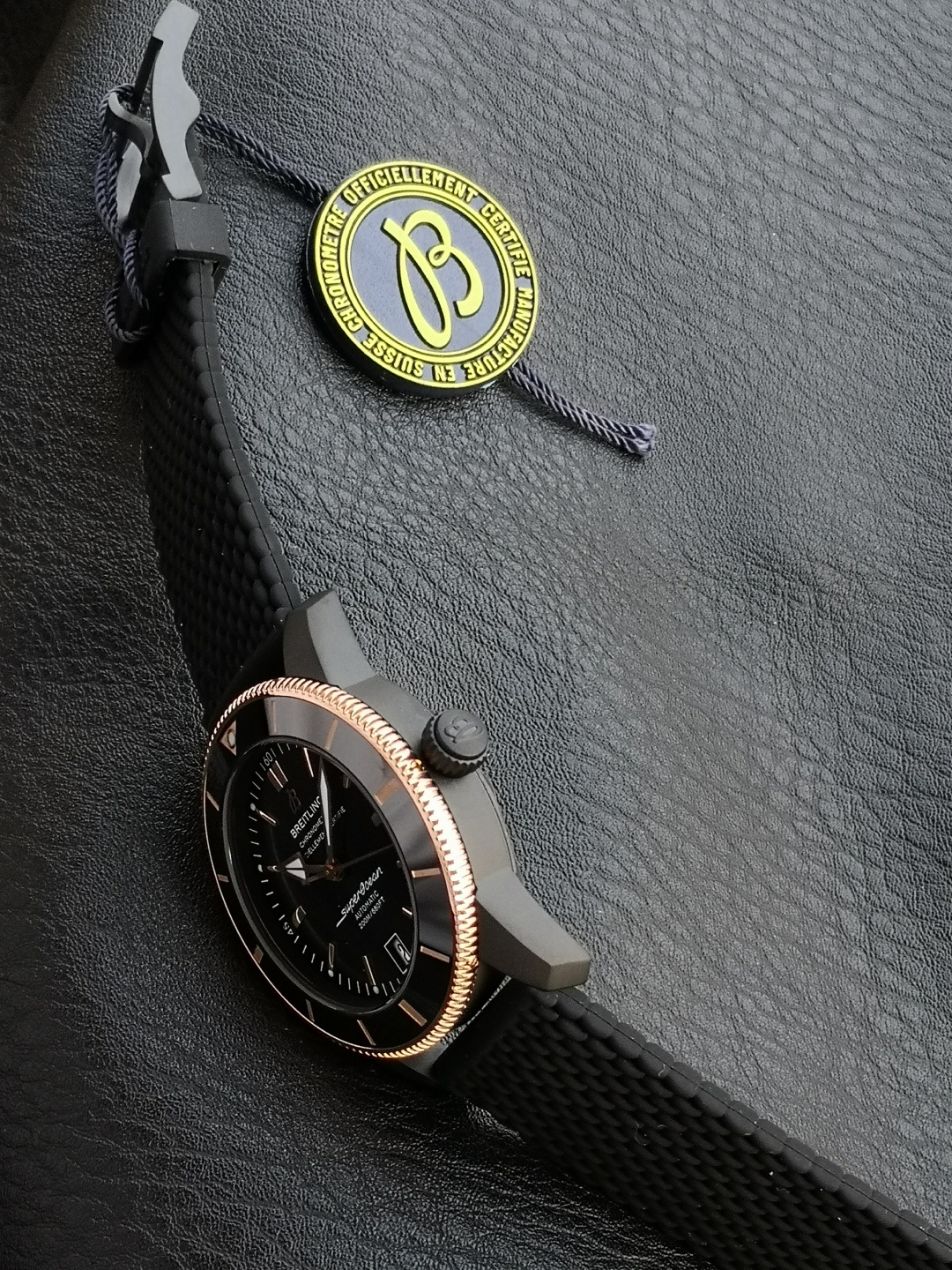 BREITLING ブライトリング スーパーオーシャン 腕時計 メンズ 自動巻き 機械式 42mm ブラック ブラック - 画像 8