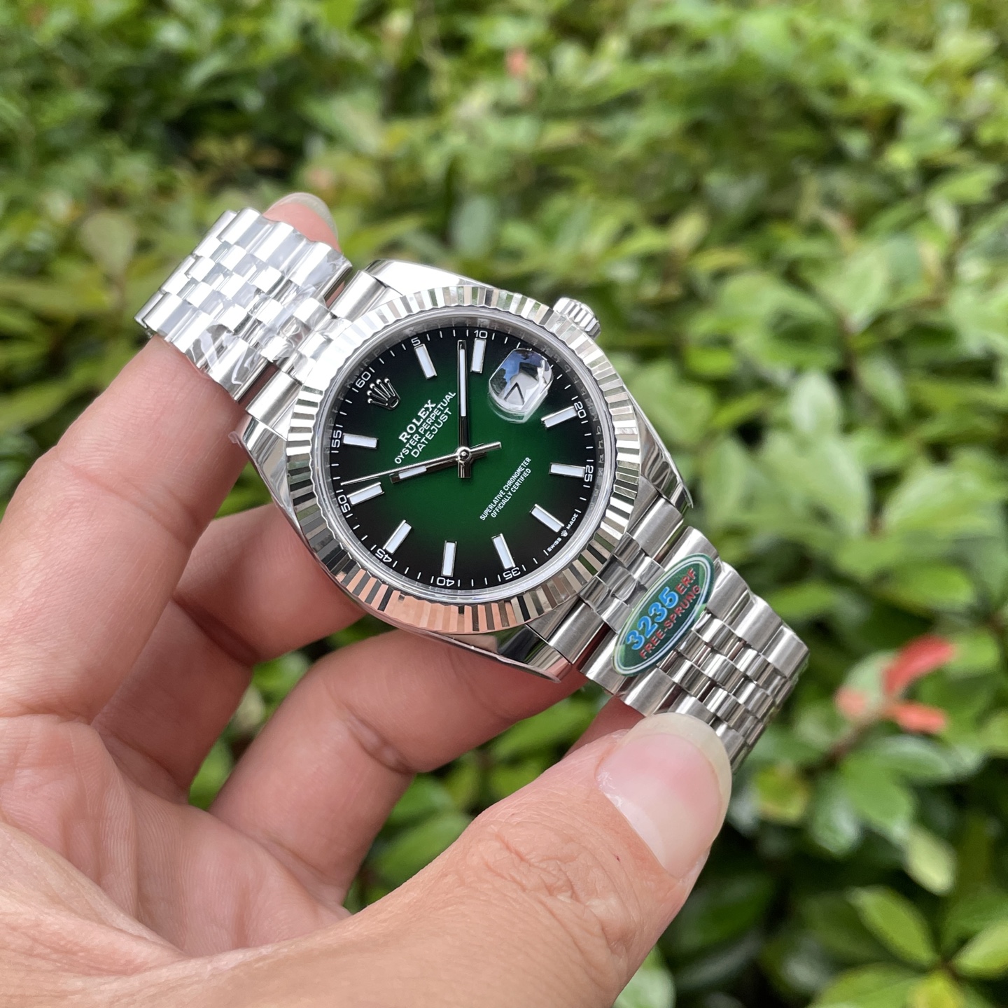 ROLEX ロレックス デイトジャスト 腕時計 メンズ 自動巻き オートマチック 41mm グリーン - 画像 3