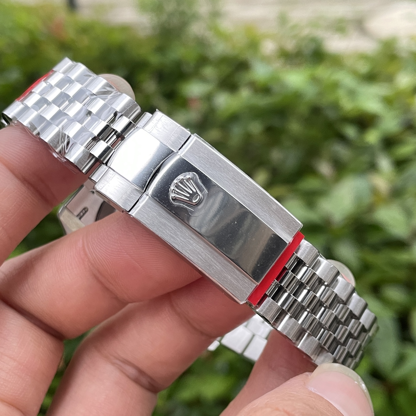 ROLEX ロレックス デイトジャスト 腕時計 メンズ 自動巻き オートマチック 41mm グリーン - 画像 9