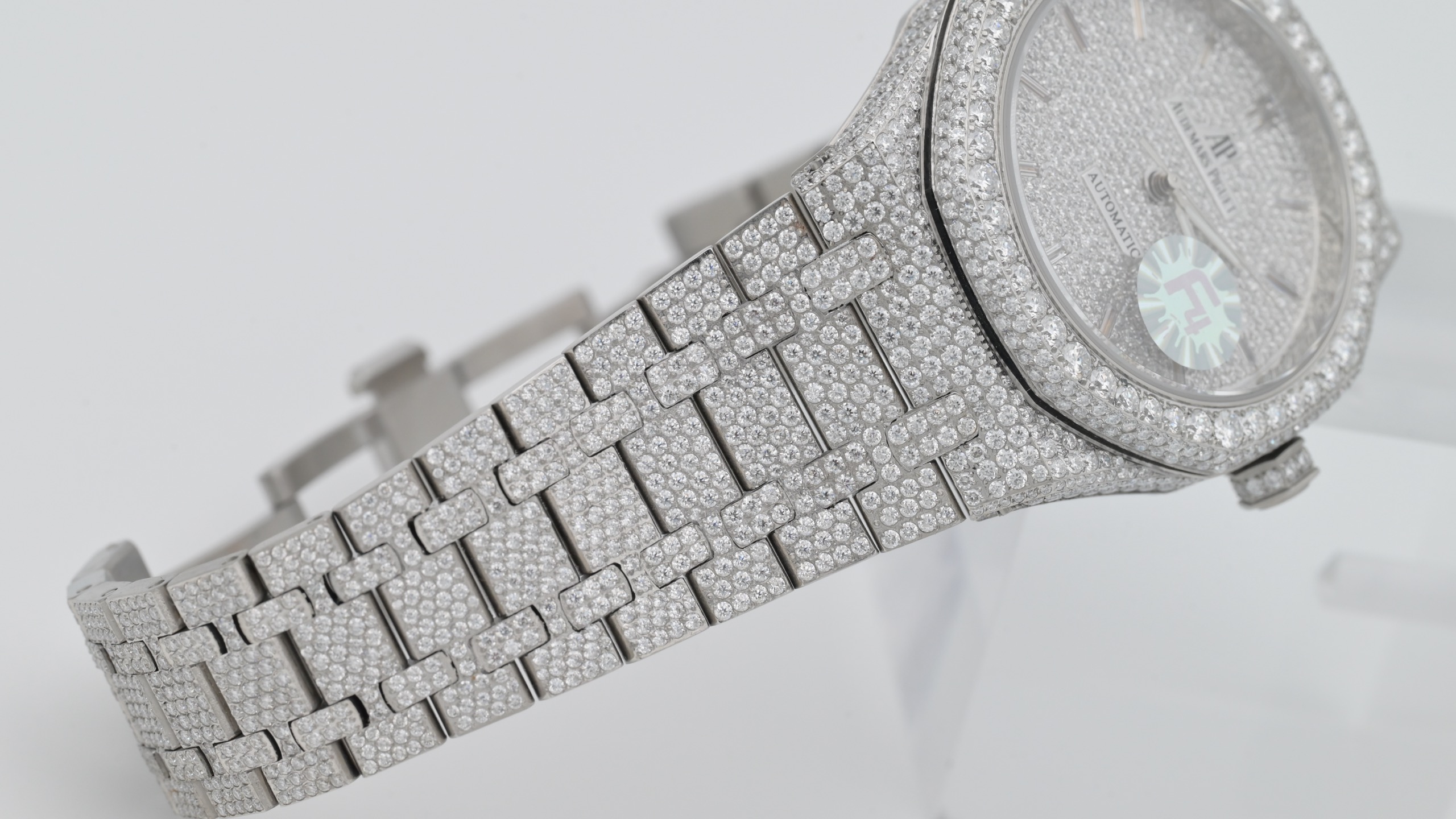 AUDIEMAS PIGUET オーデマピゲ メンズ 腕時計 フラワー-setting 計算機式 リューズ 40mm ホワイト - 画像 8
