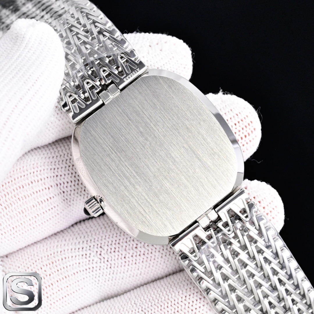 PATEK PHILIPPE パテックフィリップ 腕時計 レディース ドーム型 メッシュ ベルト シルバー - 画像 7
