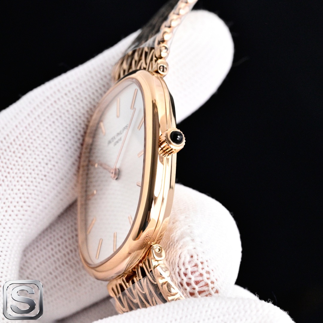 PATEK PHILIPPE パテックフィリップ 腕時計 レディース 自動巻き 機械式 ローズゴールド ホワイト - 画像 6