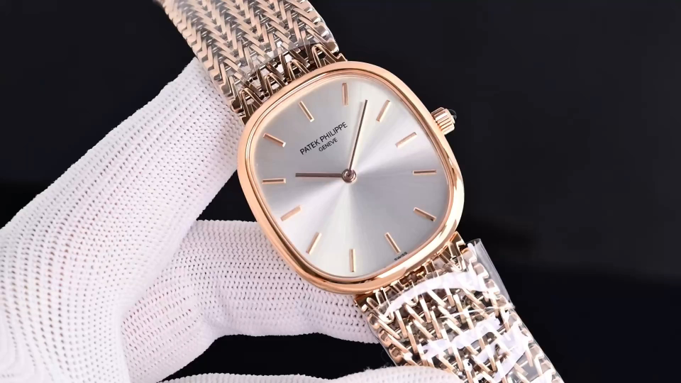 PATEK PHILIPPE パテックフィリップ 腕時計 メンズ ファンタジア ローズゴールド 軽量 本革 ブラック
