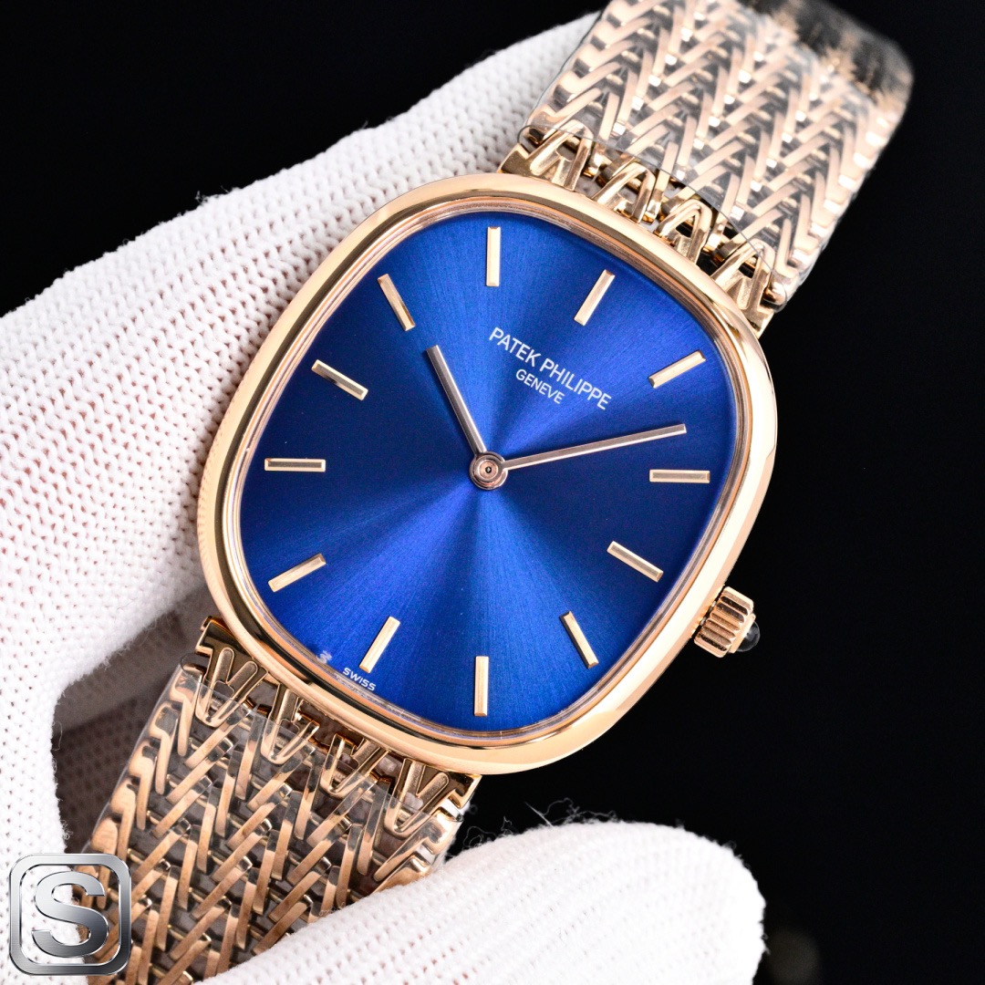 PATEK PHILIPPE パテックフィリップ レディース 腕時計 メンズ 高級 腕時計 ブルーダイヤル ブラック - 画像 3