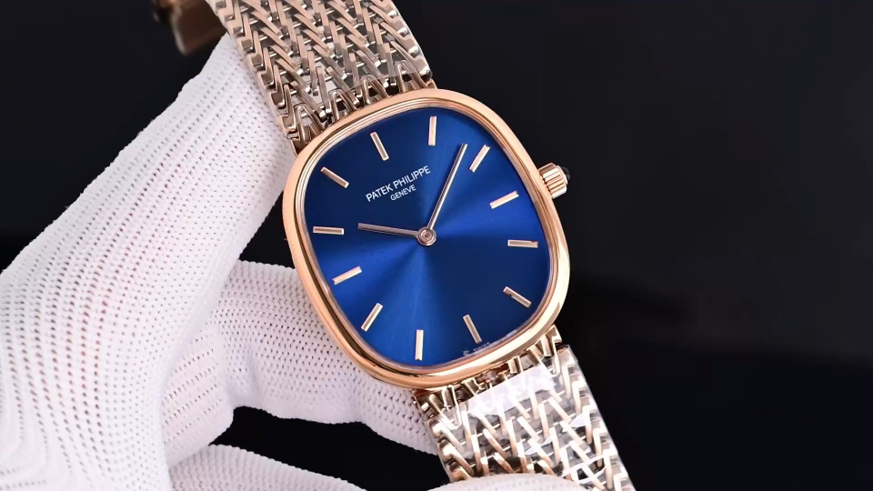 PATEK PHILIPPE パテックフィリップ ワンピース セラミック ラグジュアリー ブルーダイヤル ローズゴールド ブラック