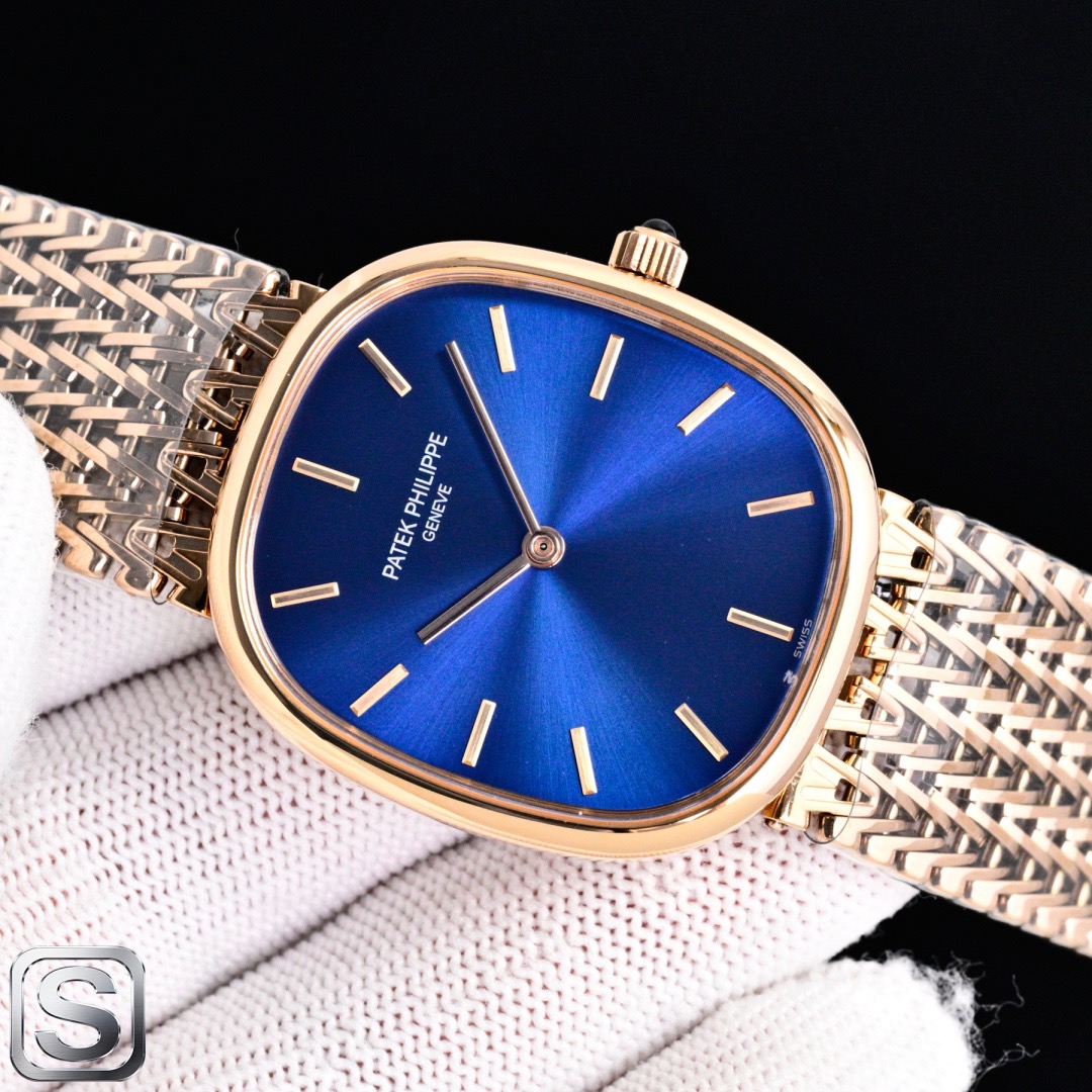 PATEK PHILIPPE パテックフィリップ 腕時計 レディース 自動巻き 机械式 6.2mm ブラック ブルー - 画像 6