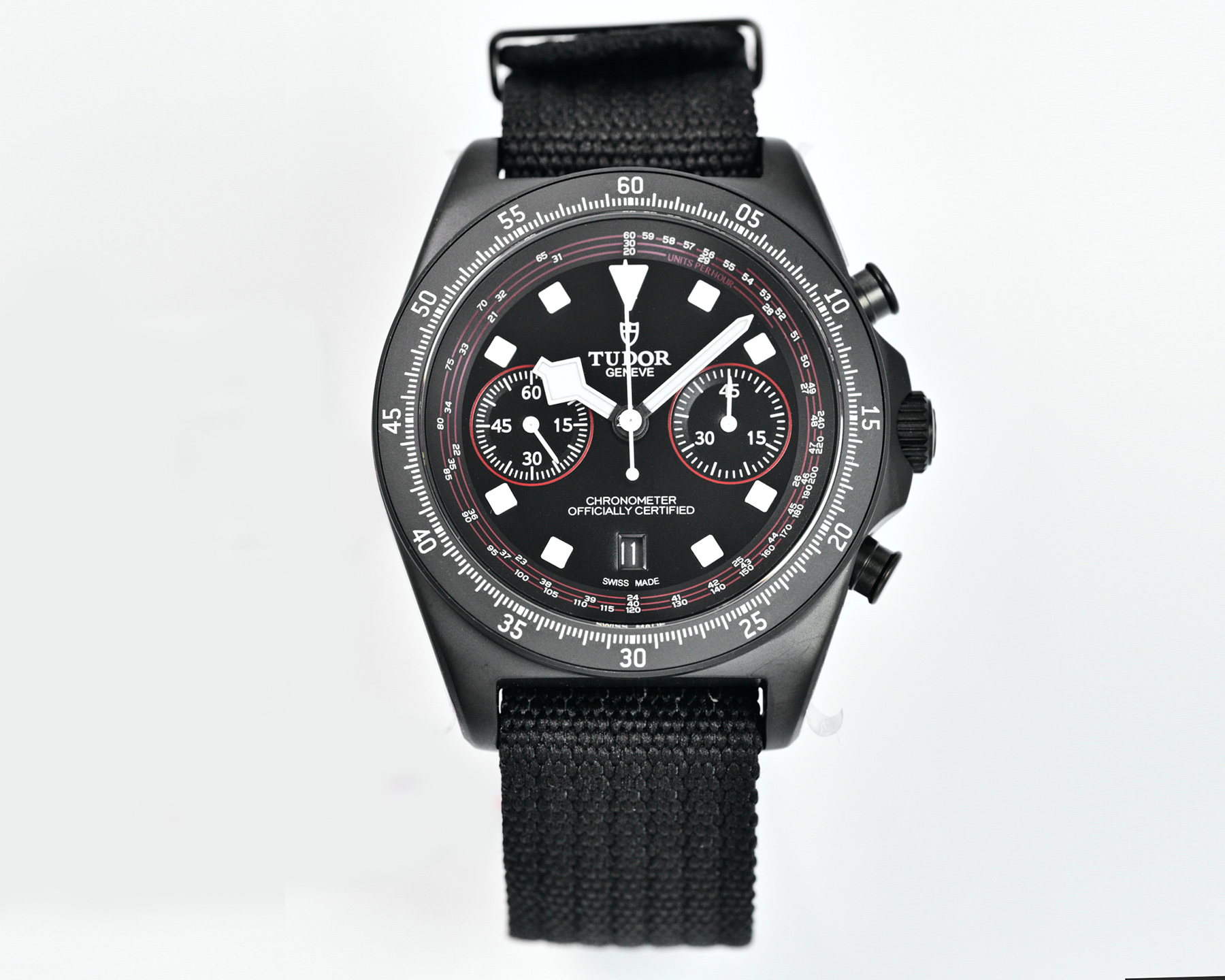 TUDOR ティューダー チタニウム 腕時計 メンズ 自動巻き チタニウム ブラック - 画像 1