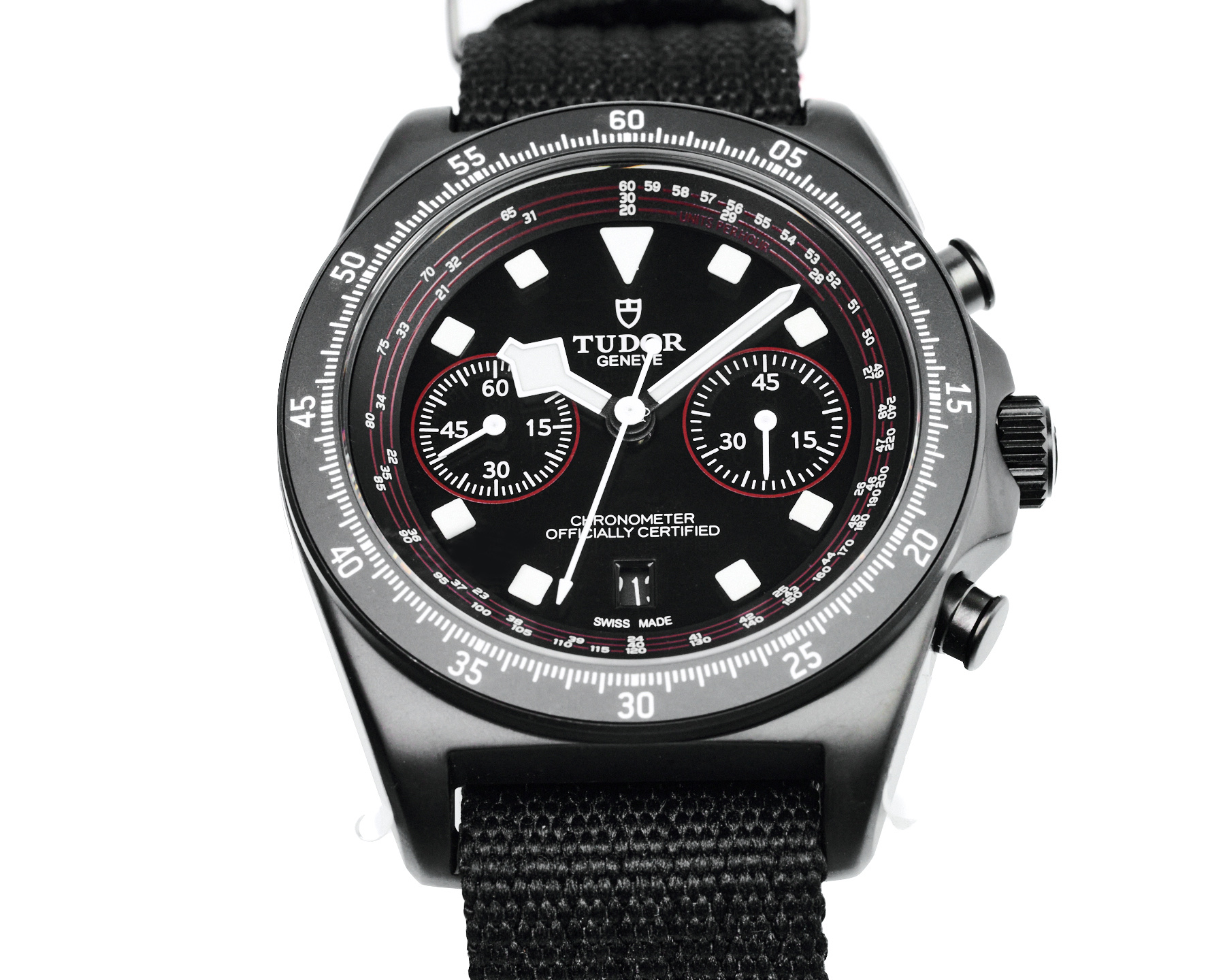 TUDOR ティューダー チタニウム 腕時計 メンズ 自動巻き チタニウム ブラック - 画像 2
